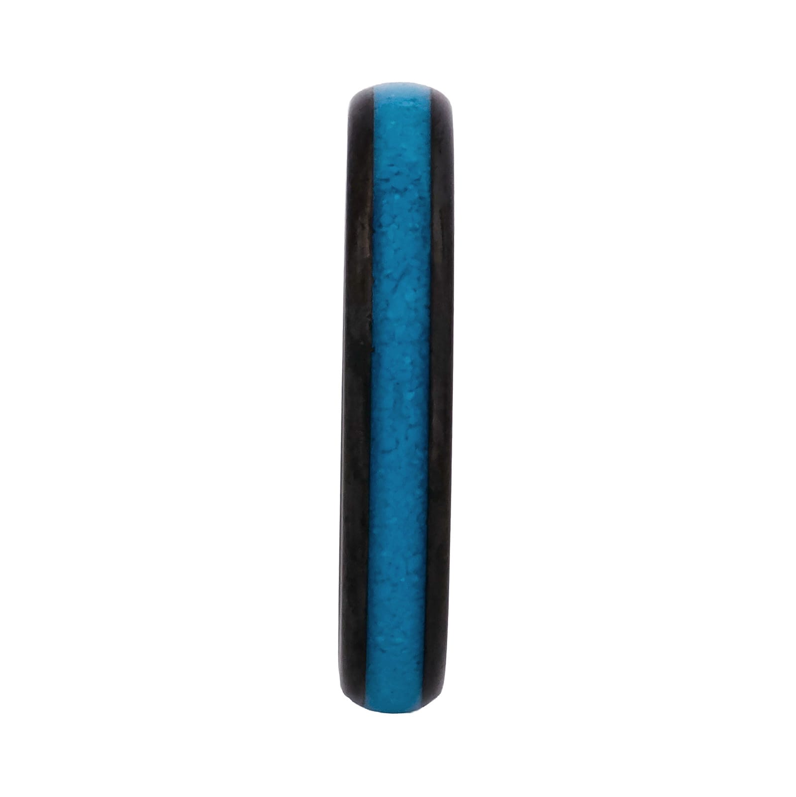 Cudworth 4mm Polished Black Ion Plated Tungsten Ring - Azure Slim