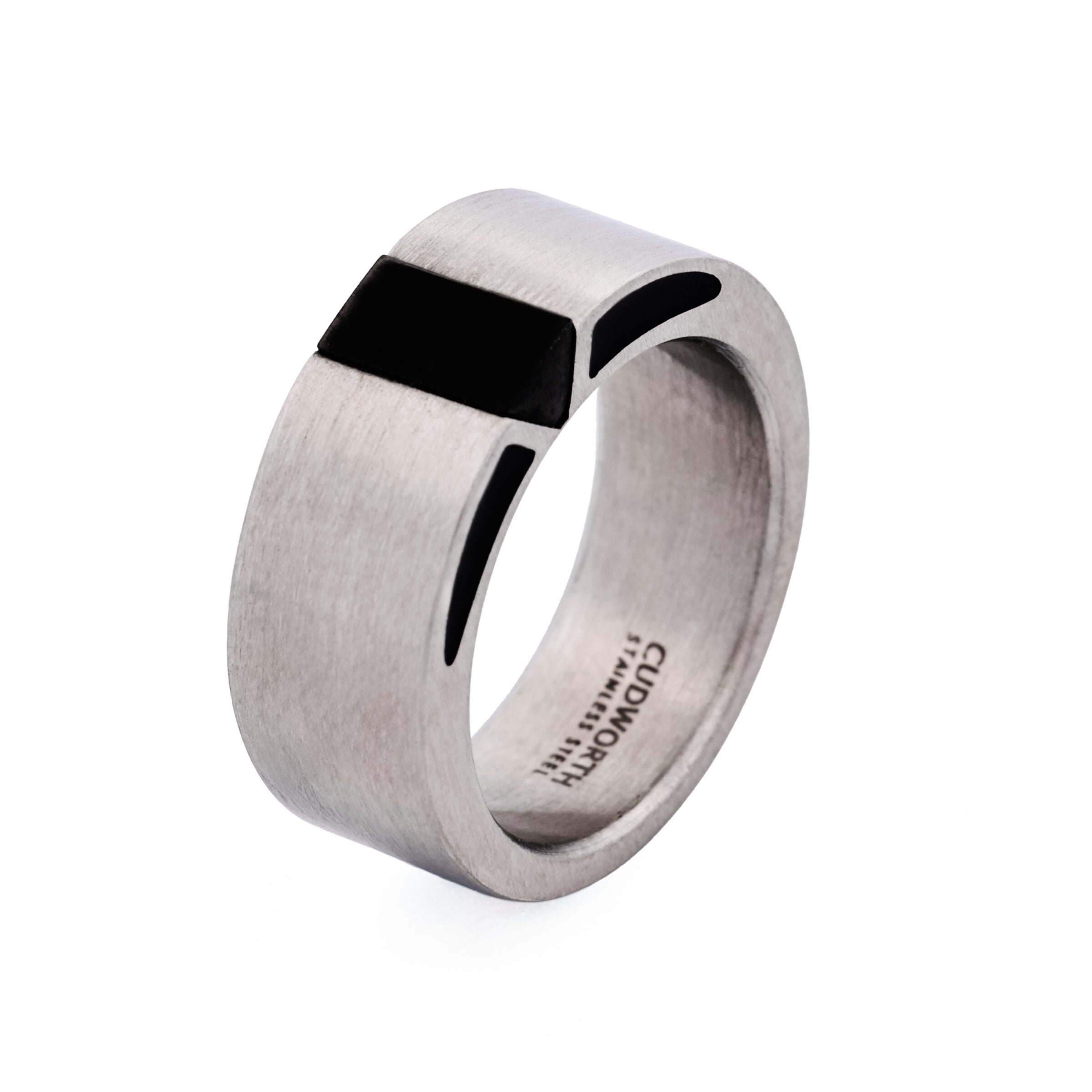Stainless Steel Ion Plated Black Ring