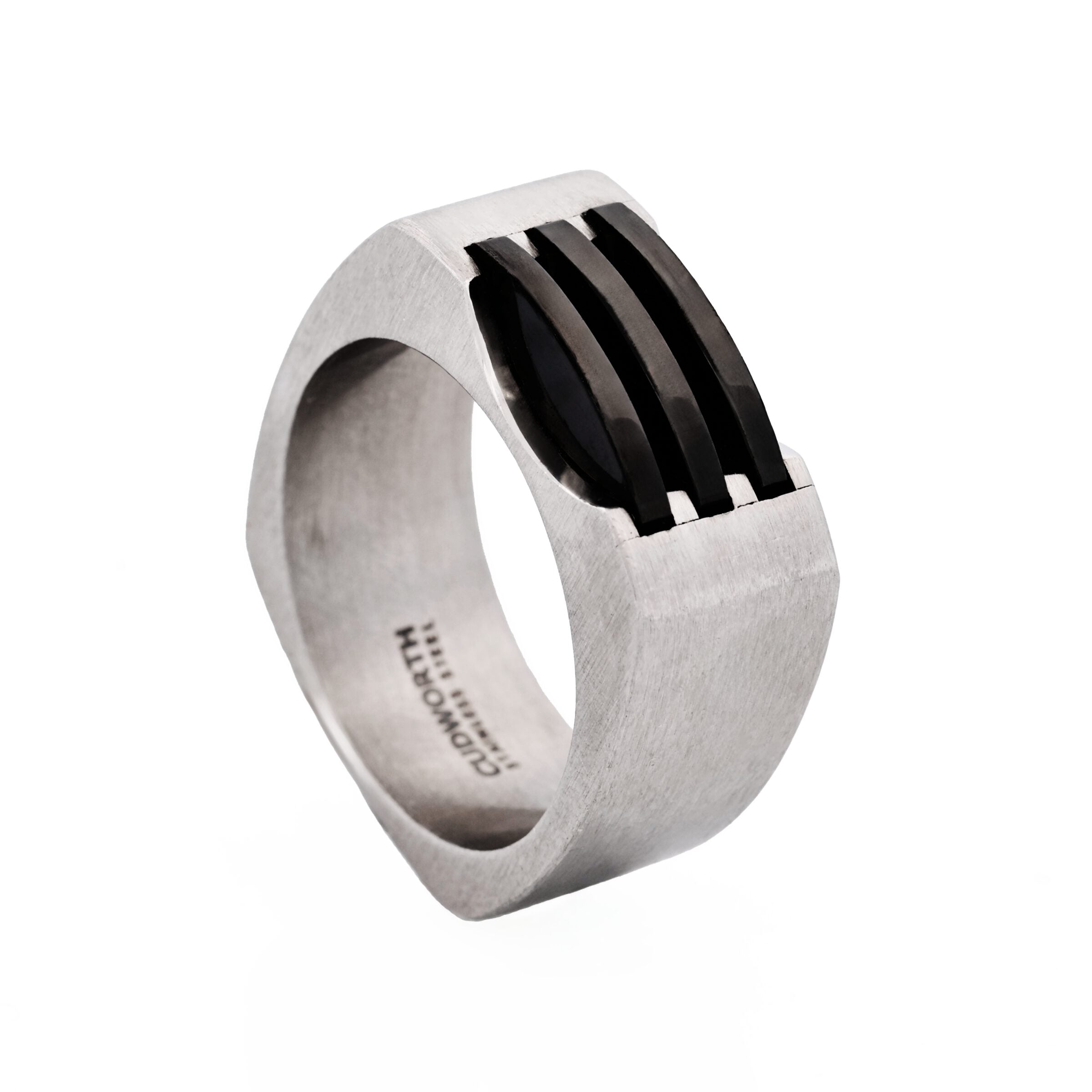Stainless Steel/Ion Plated Black Ring