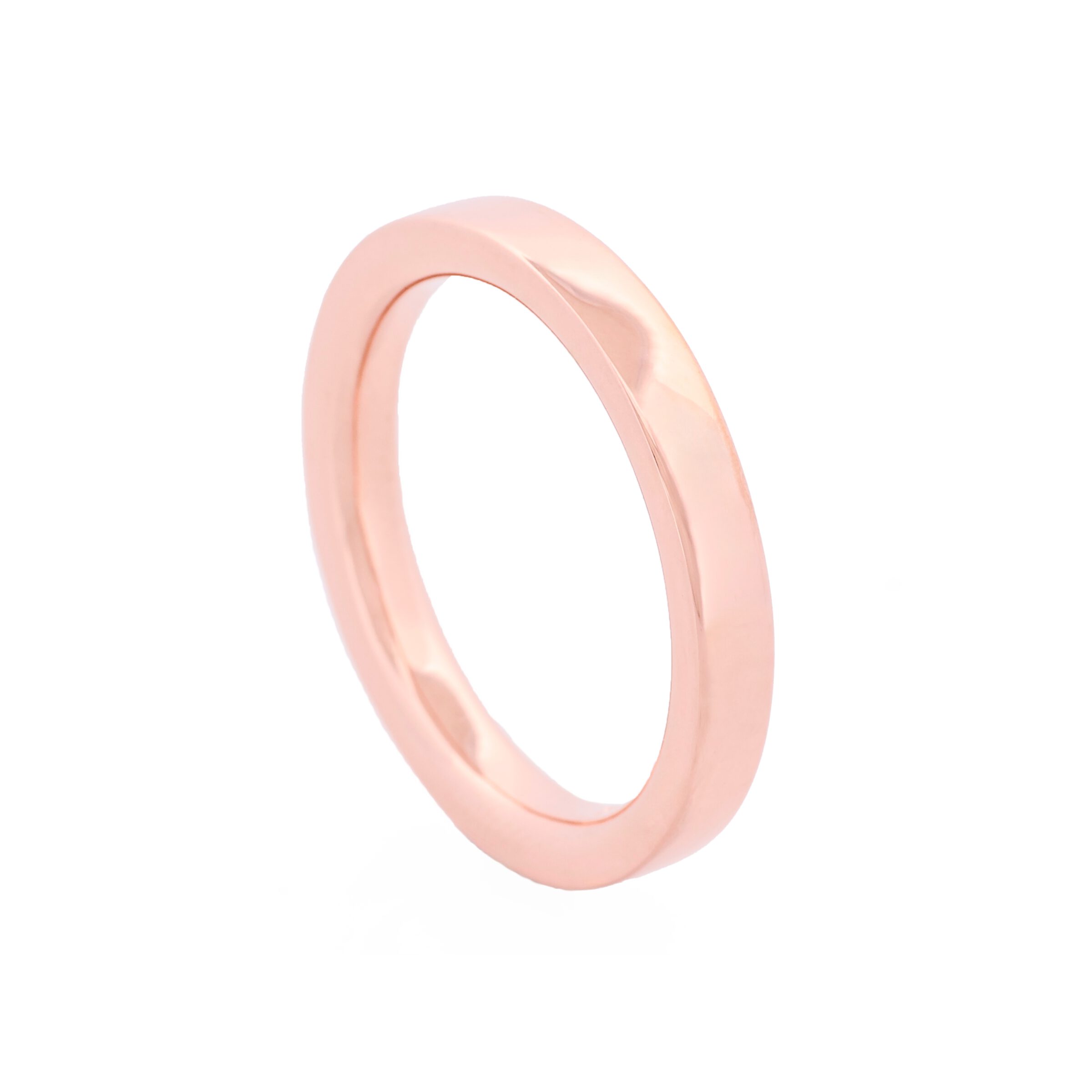 Sterling Silver Rose Gold Plated Ring