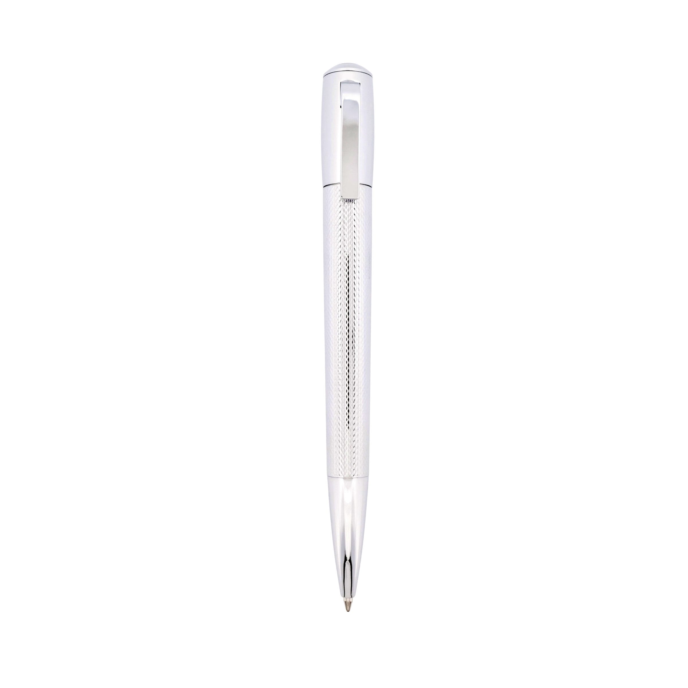 Cudworth White Textured Ballpoint Pen