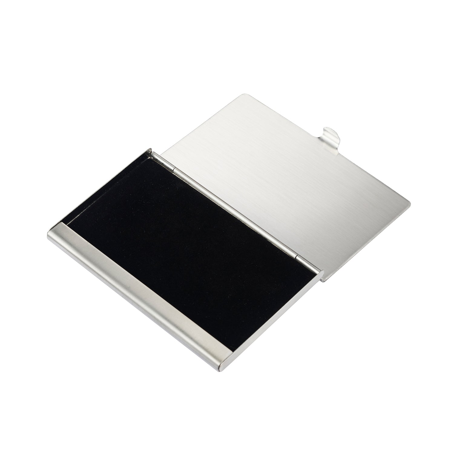 Card Case In Brushed & Polished Stainless Steel