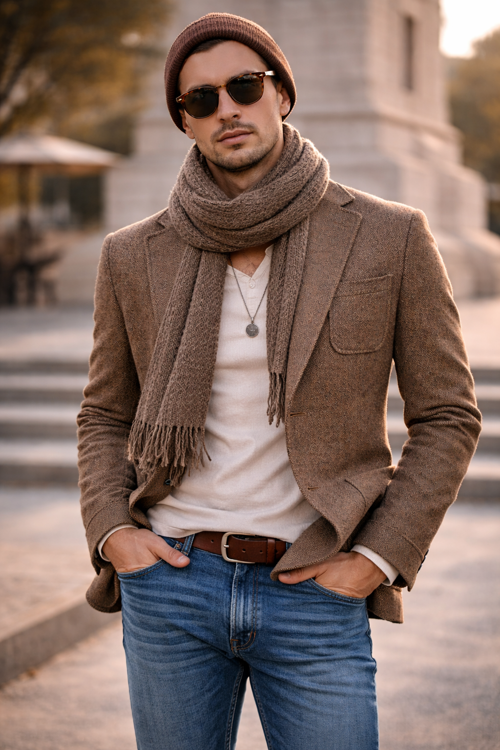 Harrys for Menswear
https://harrysformenswear.com.au › products › asher-feather-blazer-1
Asher Feather Blazer
Why You’ll Love It 100% Merino Wool – Soft, breathable, and naturally temperature regulating Smart-Casual Versatility – Dress it up or wear it relaxed with a te…
$399.00 AUD