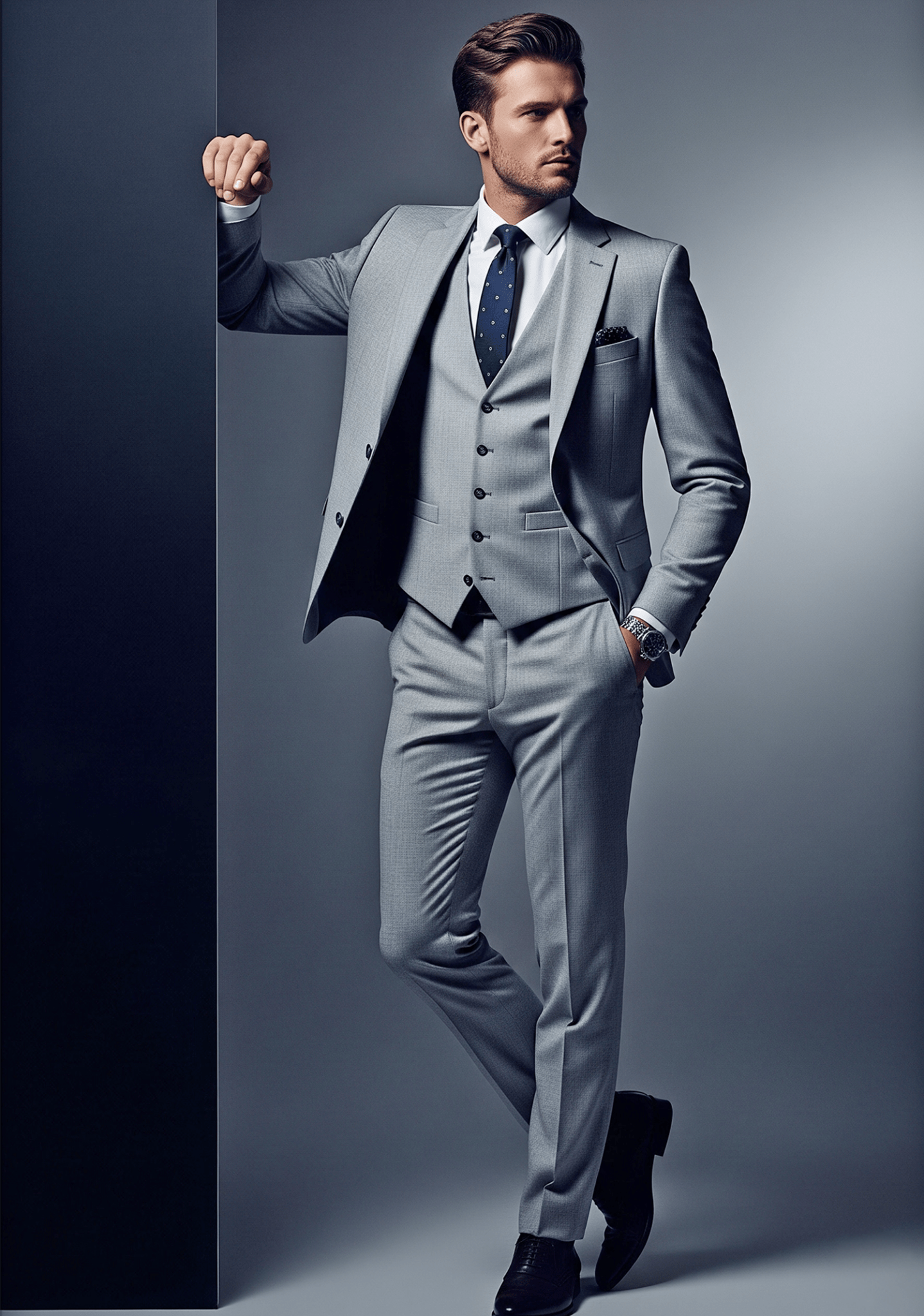 B1 - Chrome Noah comfort Pant - Harrys for Menswear