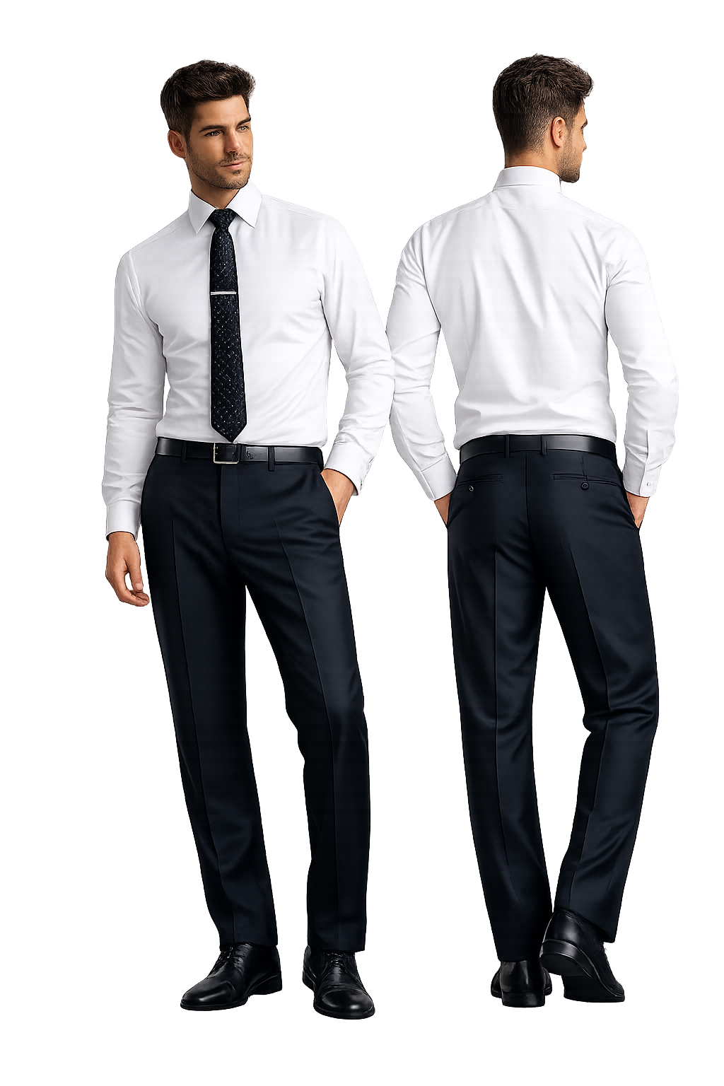 B9- Black Noah Comfort Trouser