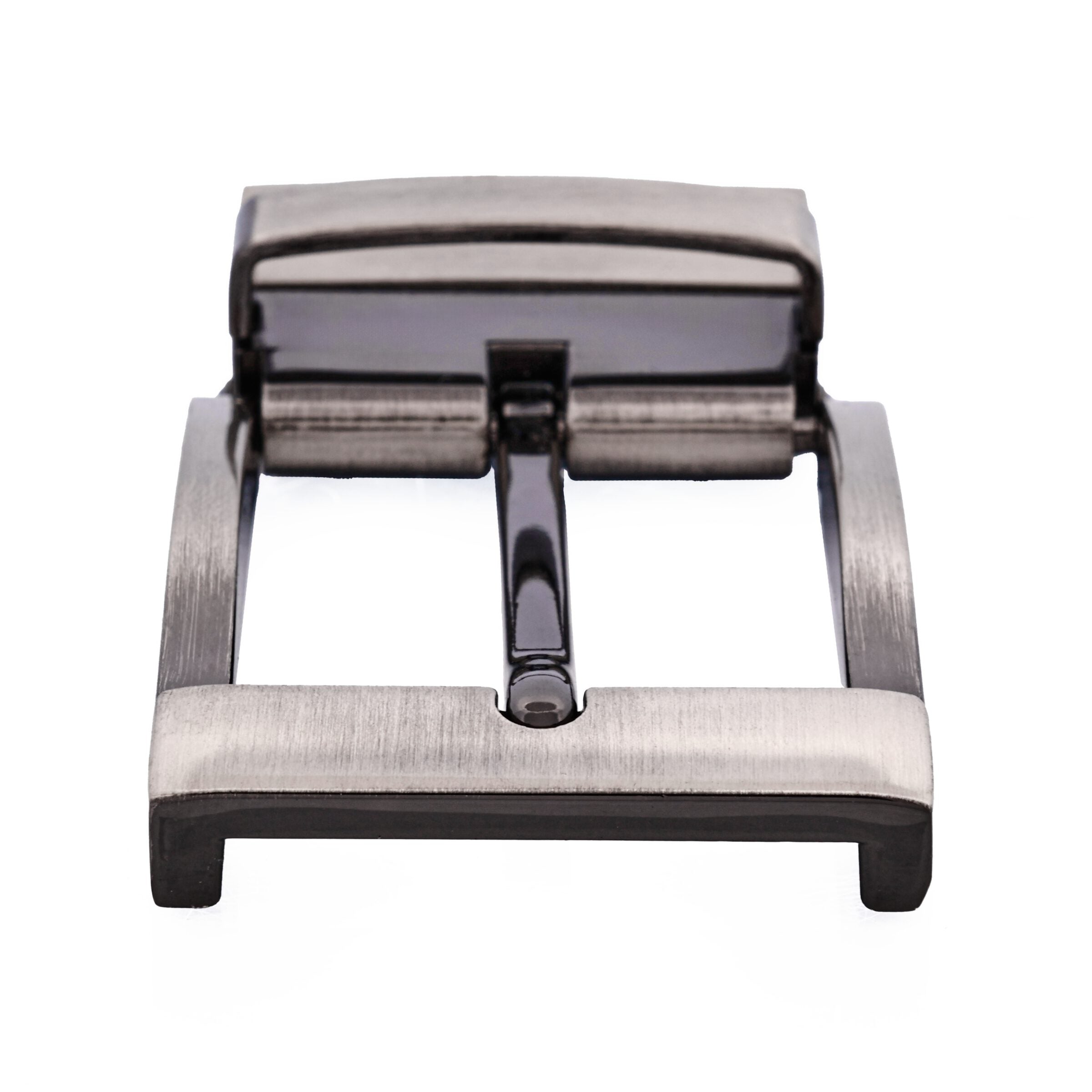 Brushed Silver Reversible Belt Buckle