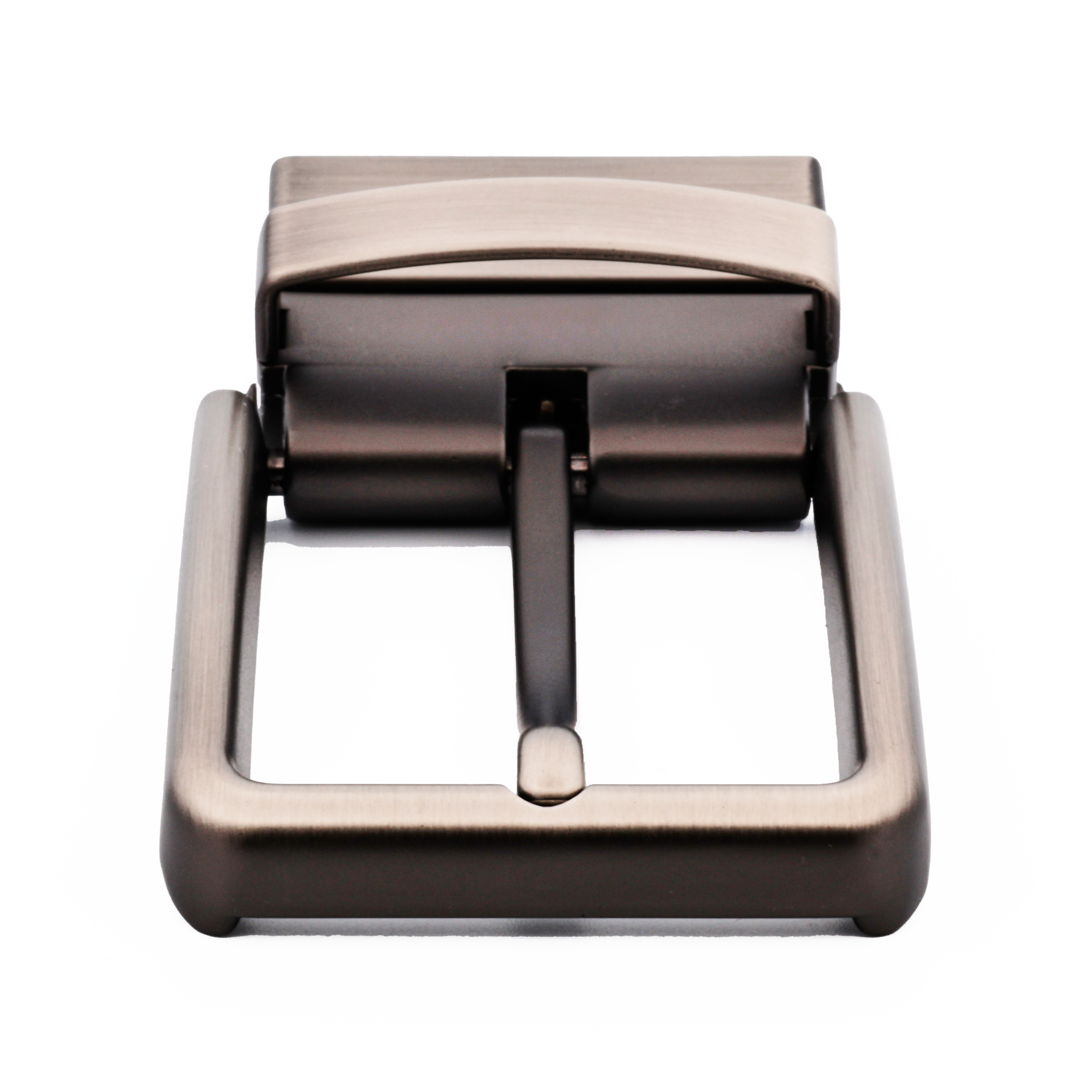 Gun Metal Reversible Belt Buckle