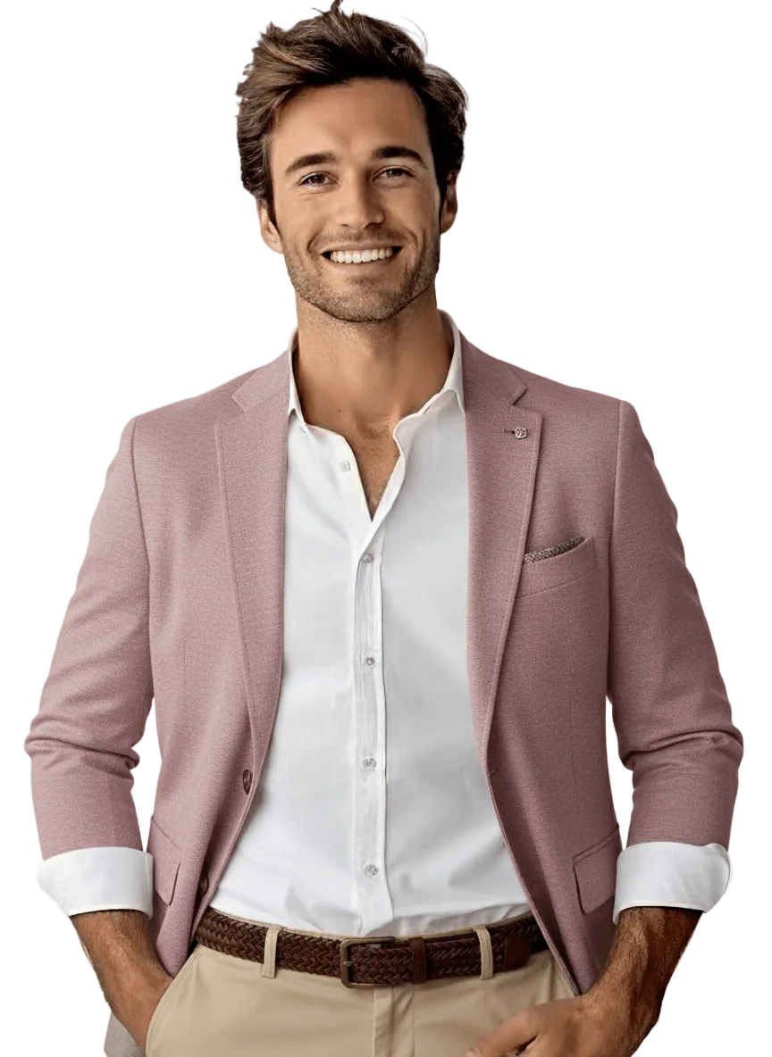BF Abram Fancy Jacket - Pink / Mint - Harrys for Menswear