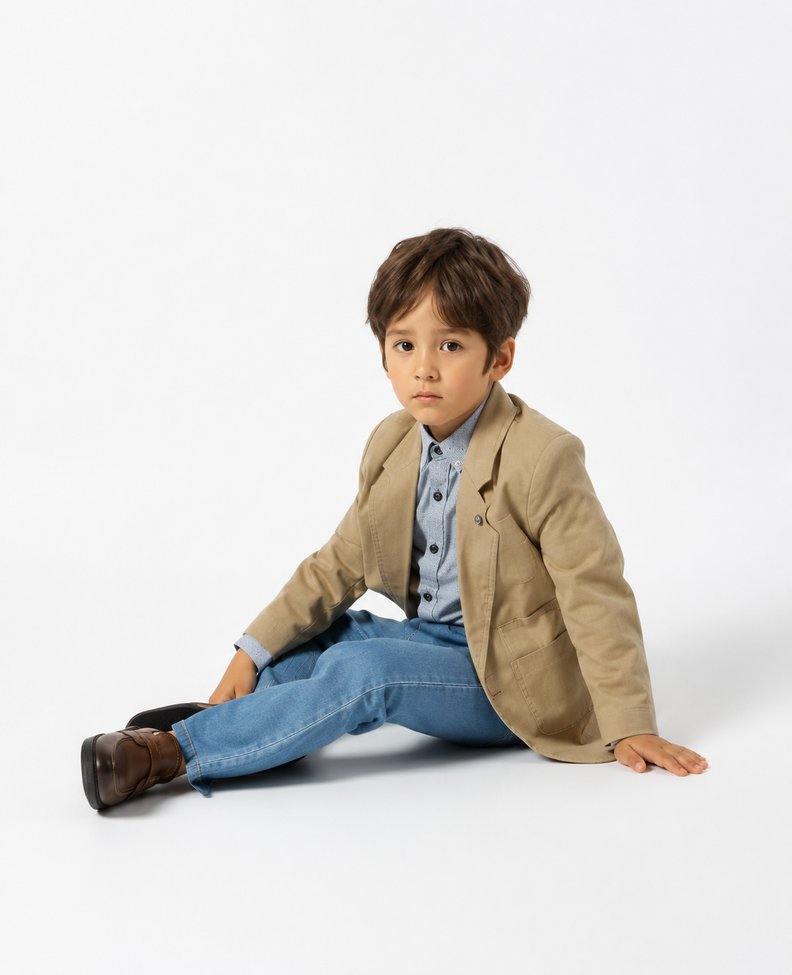 ### Boys Ledger Cotton Sports Jacket
Smart, stylish and made for every occasion, the **Ledger Cotton Sports Jacket** is a modern wardrobe essential for young gentlemen. Crafted from premium cotton with a comfortable tailored fit, this versatile blazer is perfect for dressing up without sacrificing comfort.
Whether it's a wedding, birthday celebration, family photos, school event or smart-casual outing, the Ledger Sports Jacket adds effortless style to any outfit. Pair it with the matching **Ledger Stretch