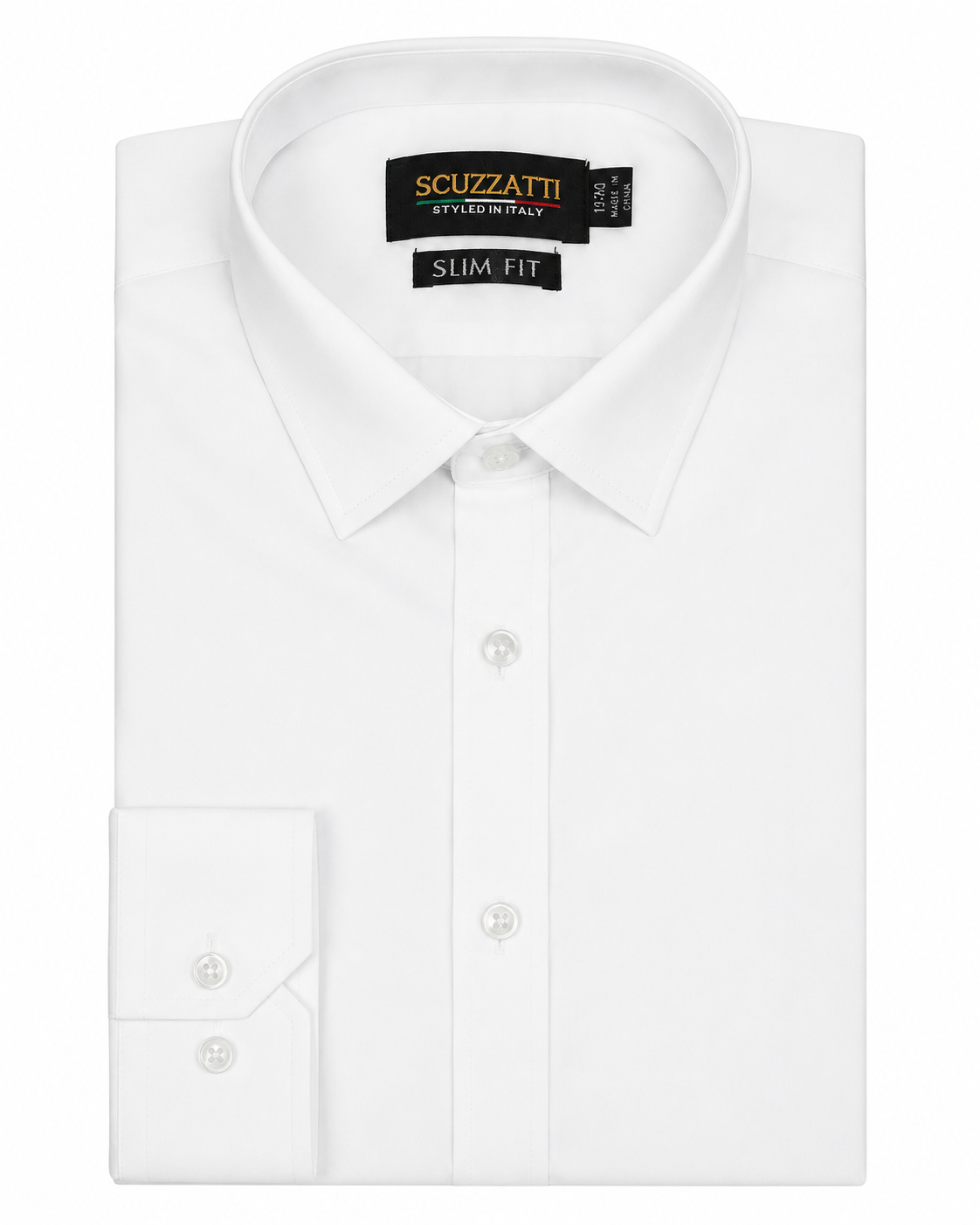 ### Hugo Polin Slim Fit Shirt
Timeless, versatile and effortlessly sharp, the **Hugo Polin Slim Fit Shirt** is an essential addition to every gentleman's wardrobe. Crafted for a modern tailored fit, this shirt offers a clean silhouette that's perfect for business, weddings, school formals or any special occasion.
Available in **Black, Ivory and White**, each colour is designed to pair seamlessly with suits, tuxedos and smart-casual tailoring. Featuring a classic point collar, adjustable double-button cuff