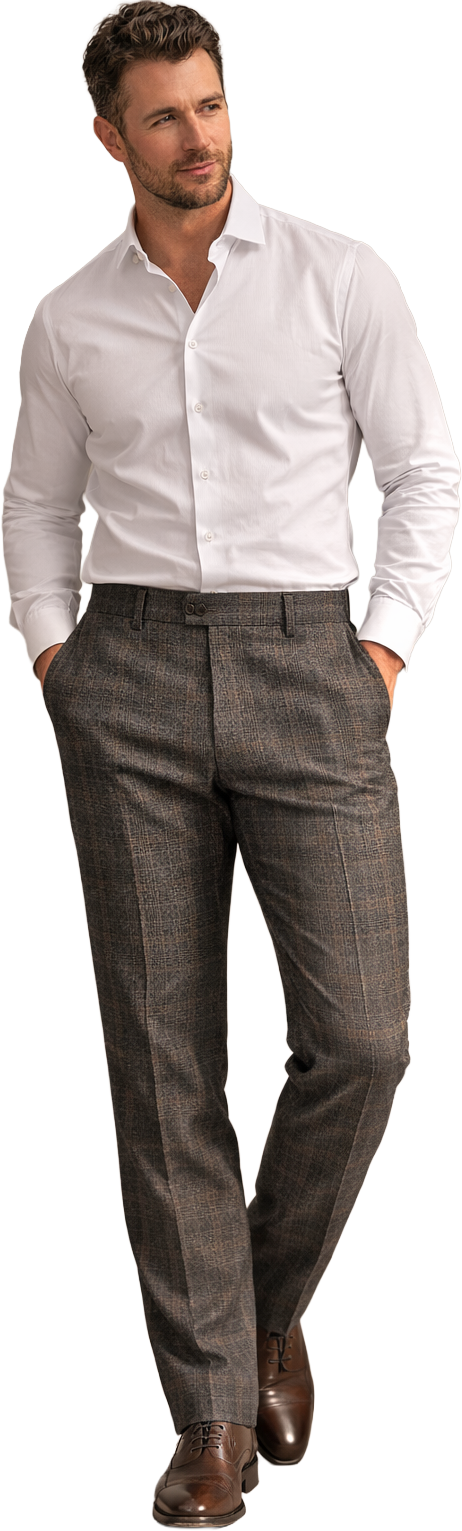 FL8-Fawn Abram Flanel Jacket with matching Vest & Pant