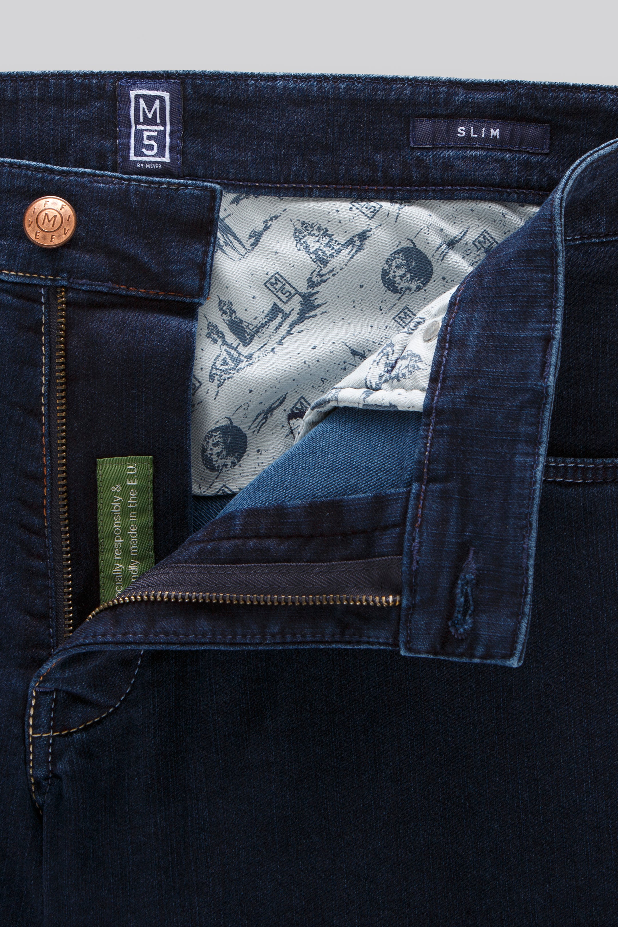 Meyer M5-6288-19 Denim Stretch Jean |Harrys for Menswear
