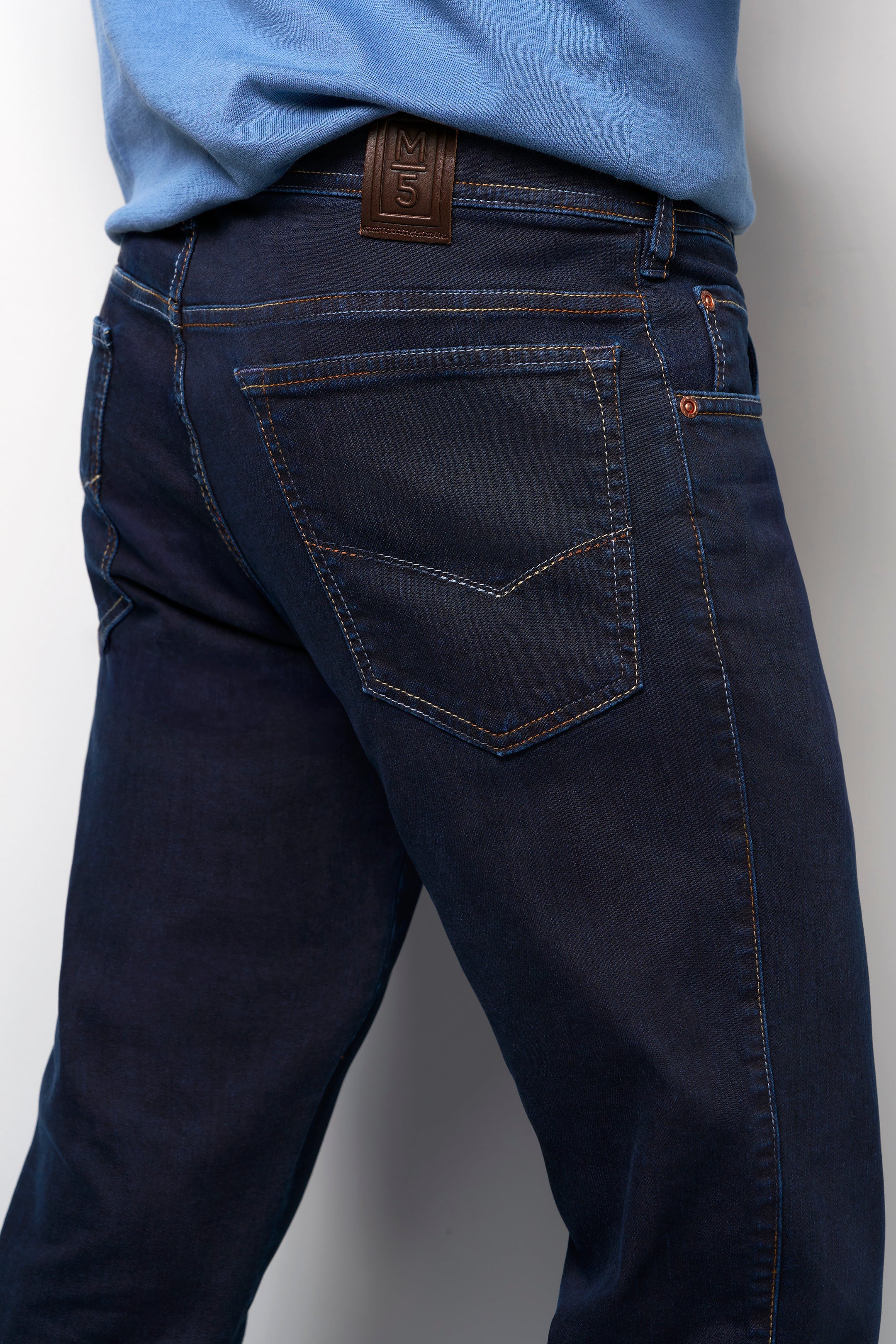 Meyer M5-6288-19 Denim Stretch Jean |Harrys for Menswear