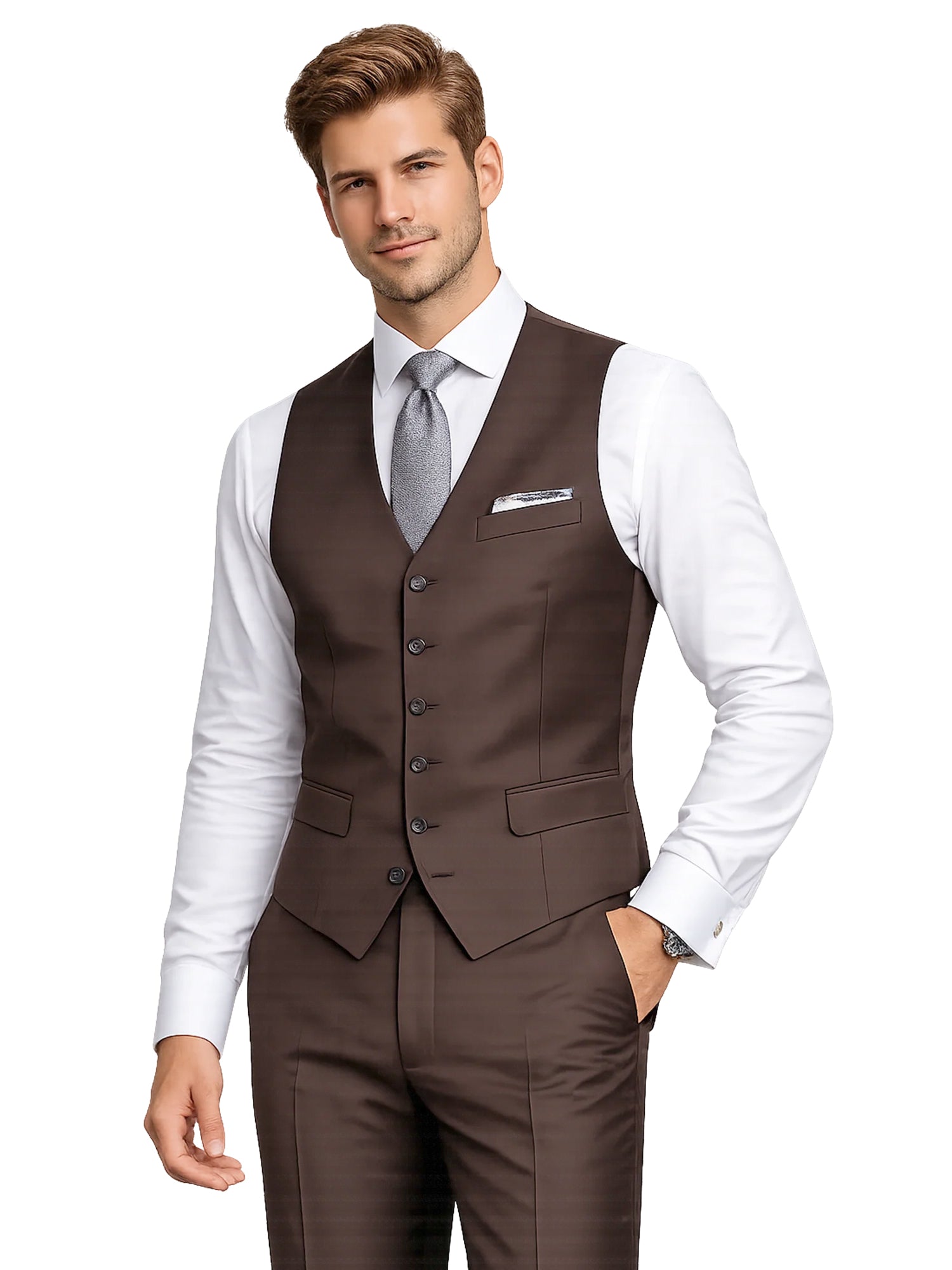 SM4-Clay Abram 3 Piece Suit Jacket