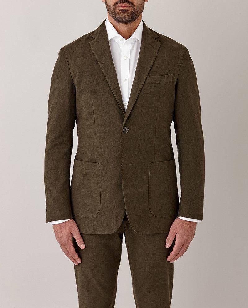 Hawthorn Sports Coat-Navy-Khaki - Harrys for Menswear