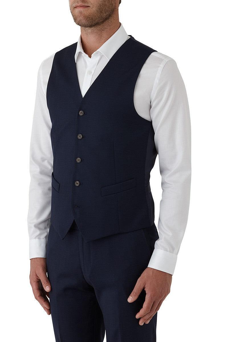 Mighty F3614 Navy - Gibson Vest - Harrys for Menswear