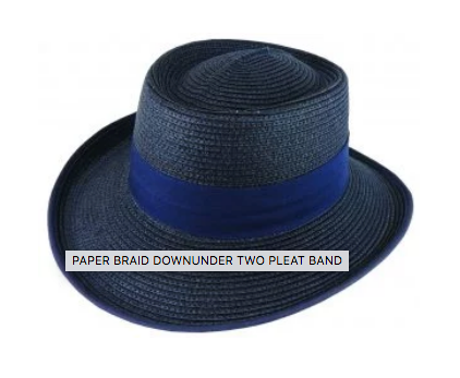 21575 - Paper Braid Downunder Two Pleat Band