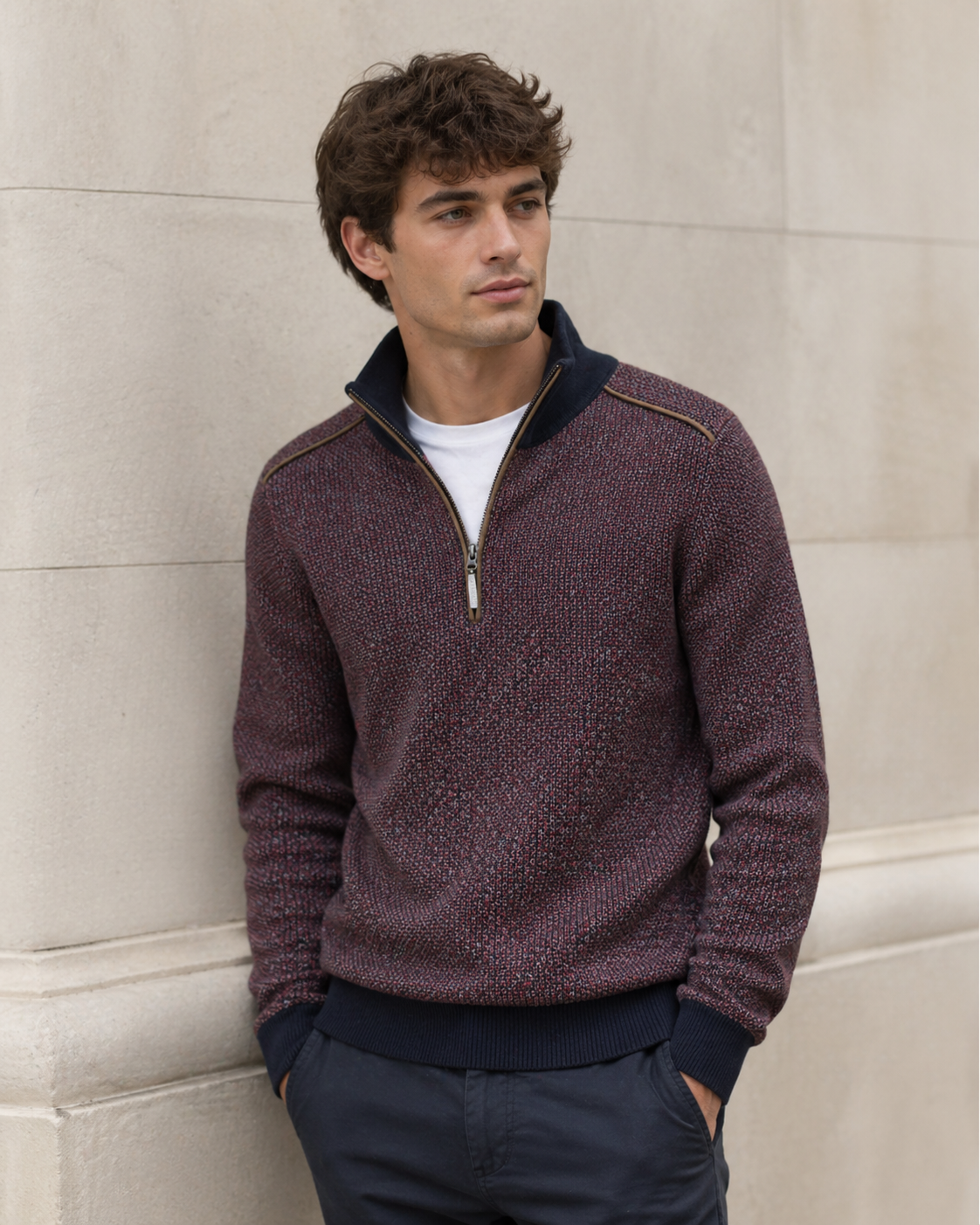 Harrys for Menswear
https://harrysformenswear.com.au › products › 45062-970
Troyer sweat shirt Bugatti
Premium knitwear with leather trim details. Made in Turkey by bugatti - check out their new autumn and winter collection. Individual styling that breaks away fr…
$199.00 AUD