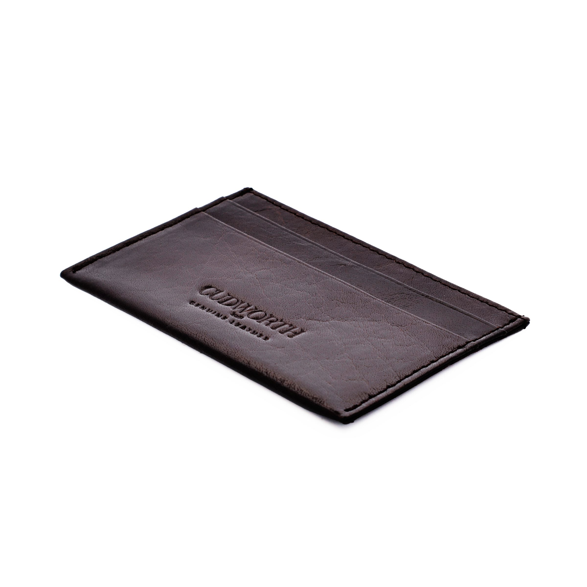 Brown Leather Card Wallet