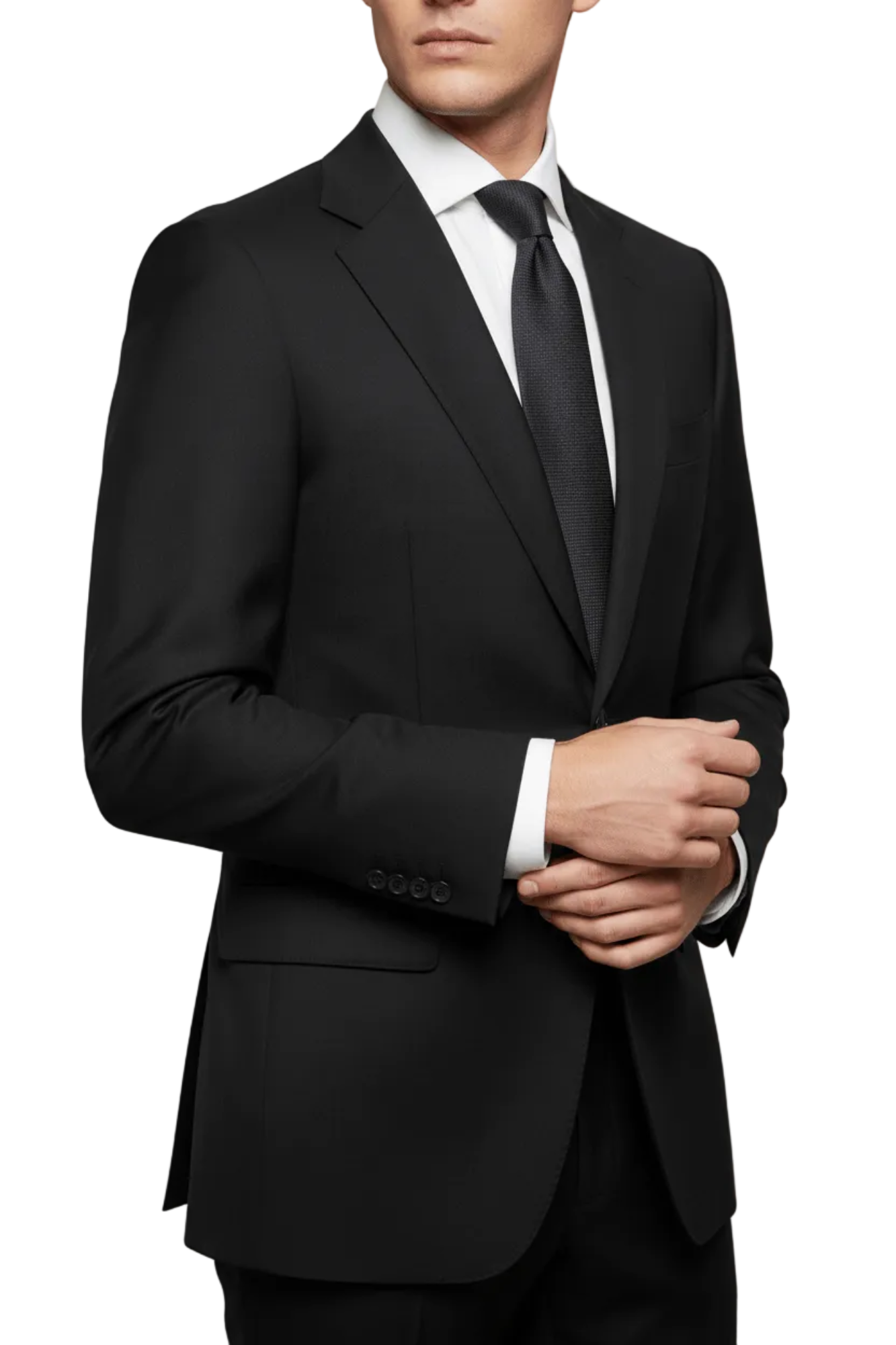 D9 - Black Abram Travel Jacket (Sold Separately) 100% Wool - Harrys for Menswear