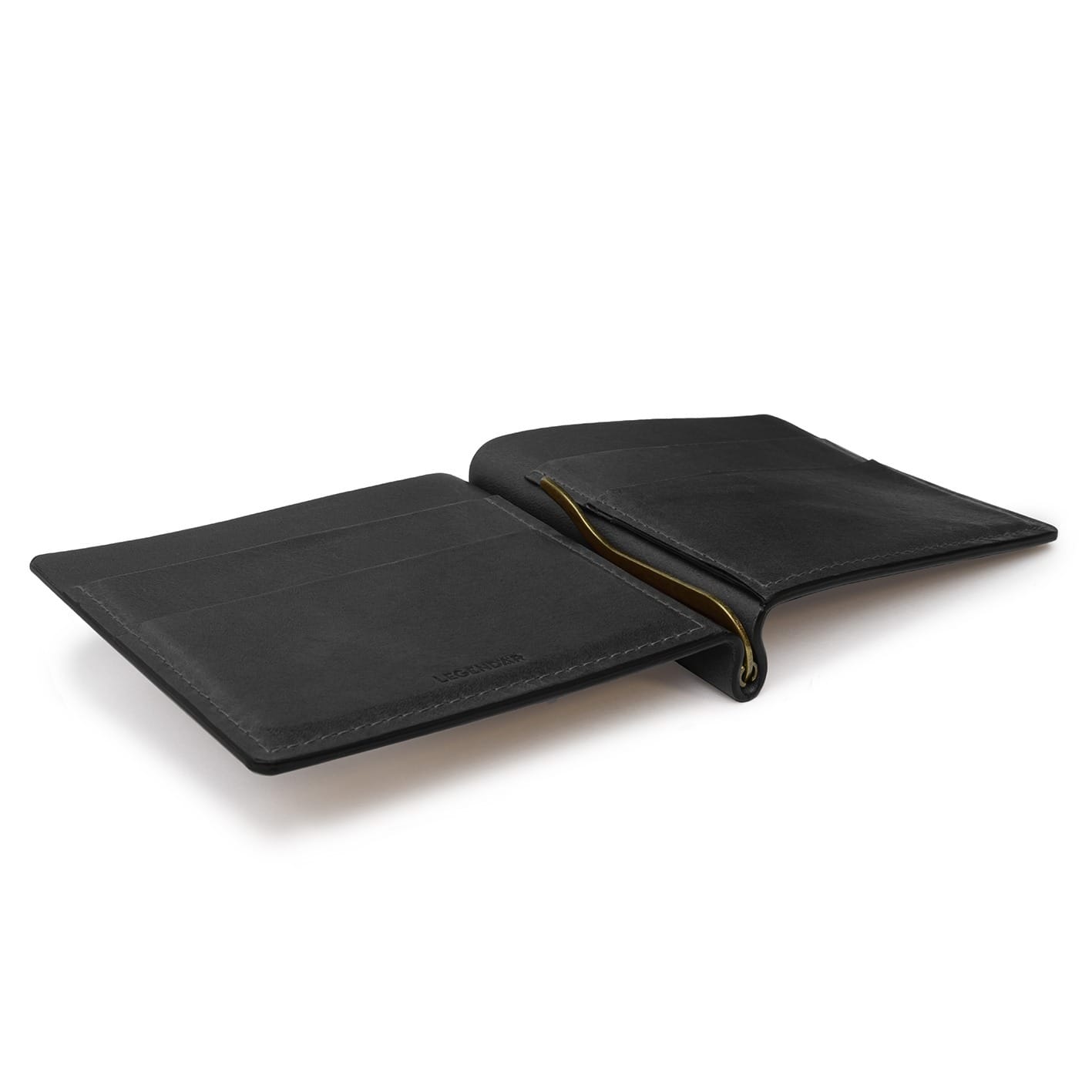 LEGENDÄR Leather Wallet CLYP - black