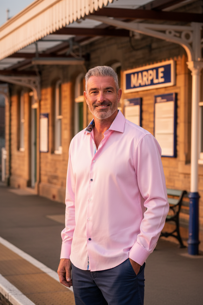RR0023 Marple Lifestyle — Pink at Marple Station