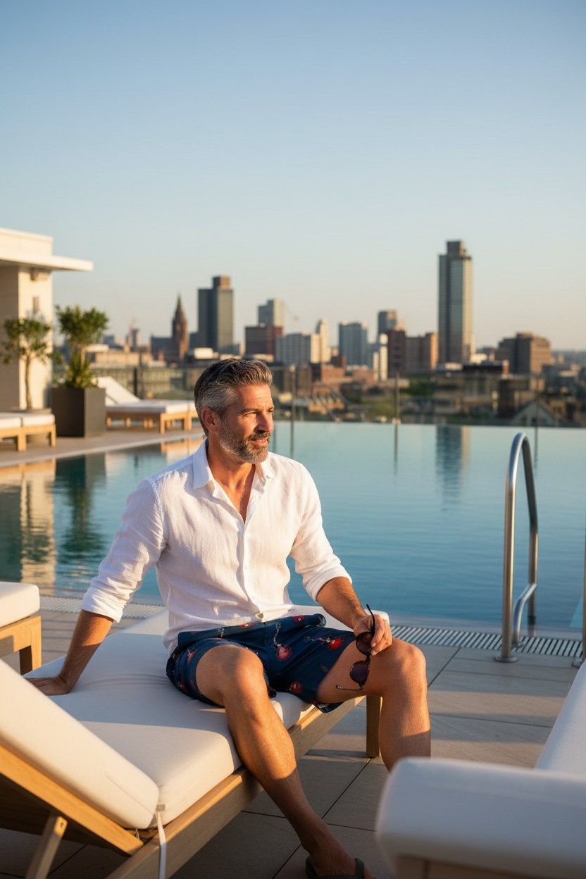 RRB51 Peaty Lifestyle — King Street Townhouse Rooftop Pool