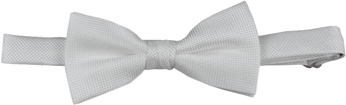 Self Pattern Tie-Hank-Bow-Platinum - Harrys for Menswear