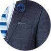 FW7-Navy Abram Suit Jacket - Harrys for Menswear