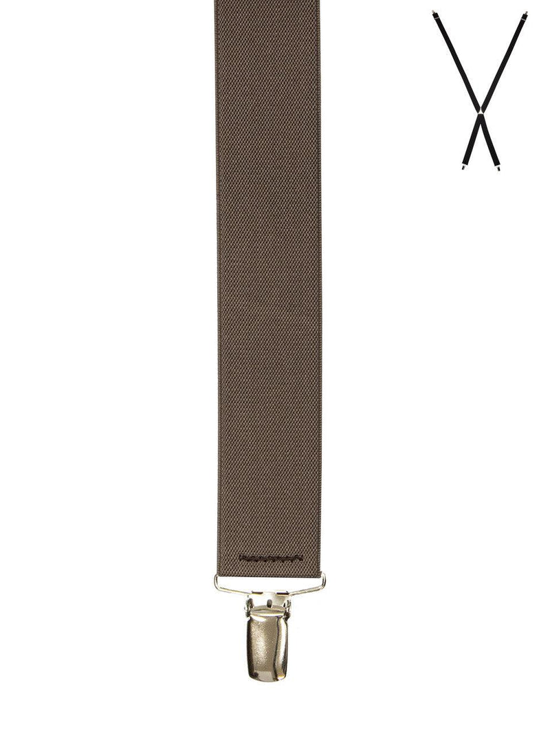 Buckle Plain Braces 35cm X-Back - Harrys for Menswear