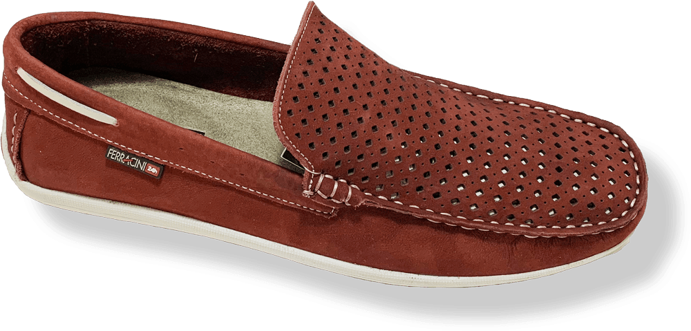 Ferracini Harley Casual Loafers - Red - Harrys for Menswear