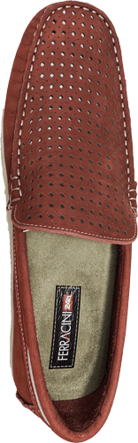 Ferracini Harley Casual Loafers - Red - Harrys for Menswear