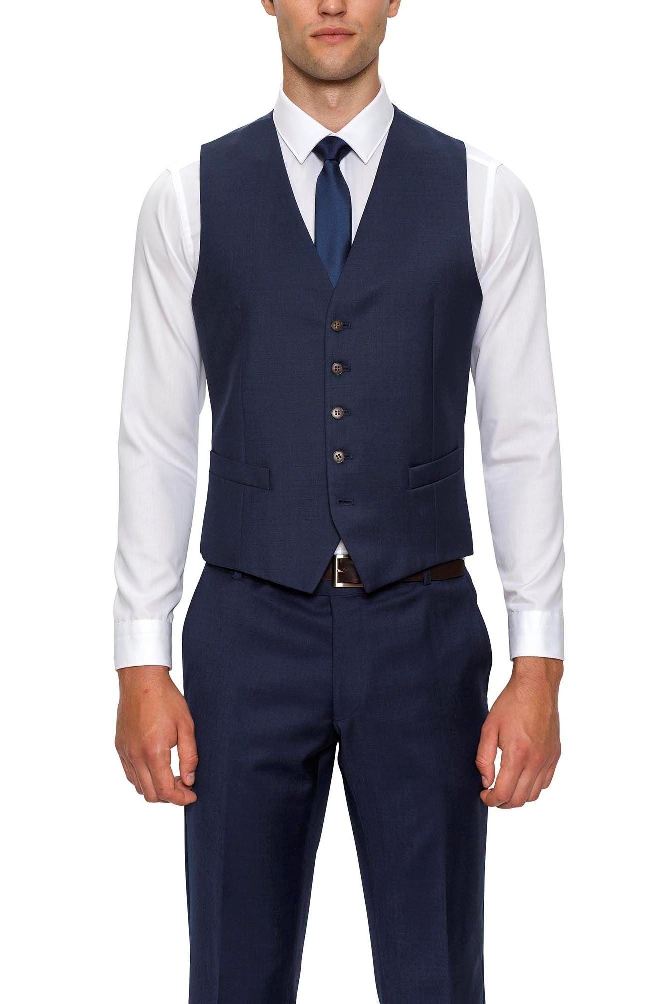 Mighty F3614 Navy - Gibson Vest - Harrys for Menswear