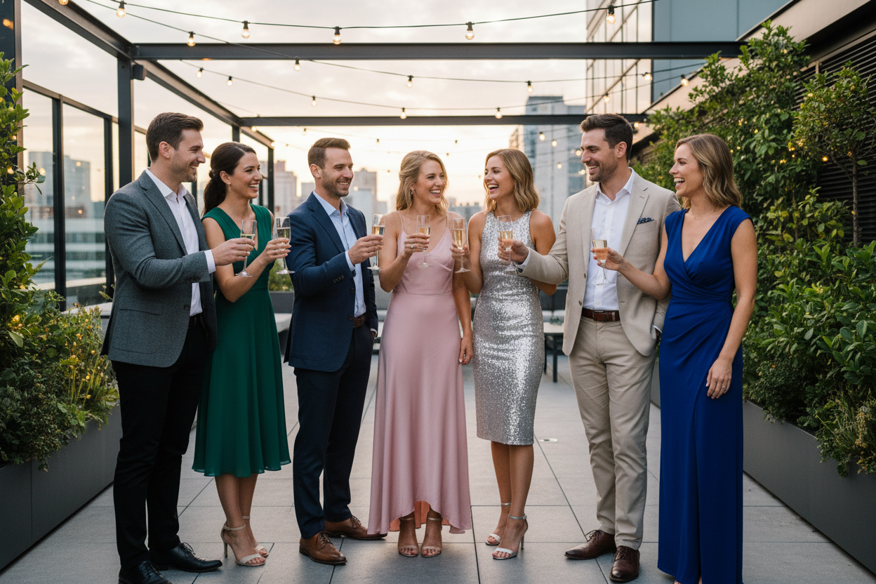 Cocktail Wedding Attire for Men