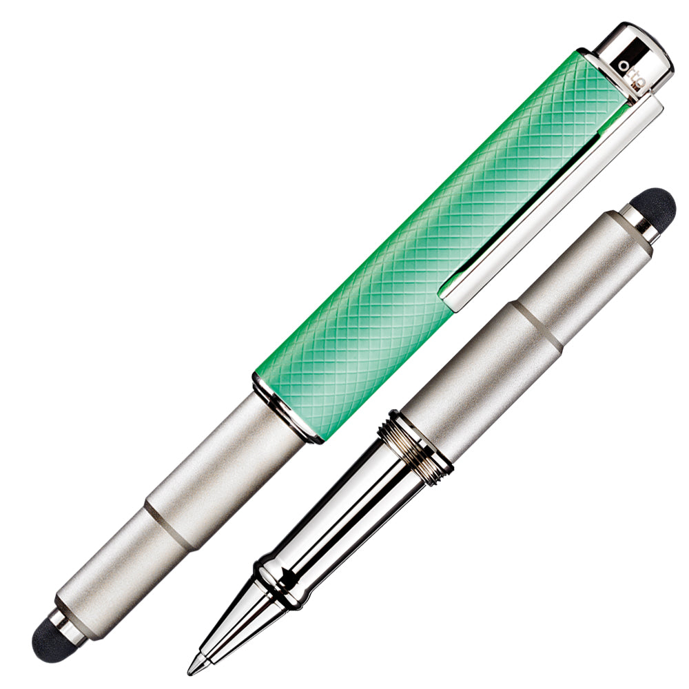 Design 05 Touch Tip Squares Mint Green - Ballpoint