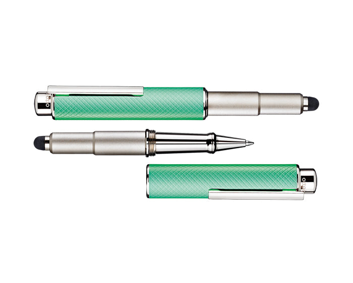 Design 05 Touch Tip Squares Mint Green - Ballpoint
