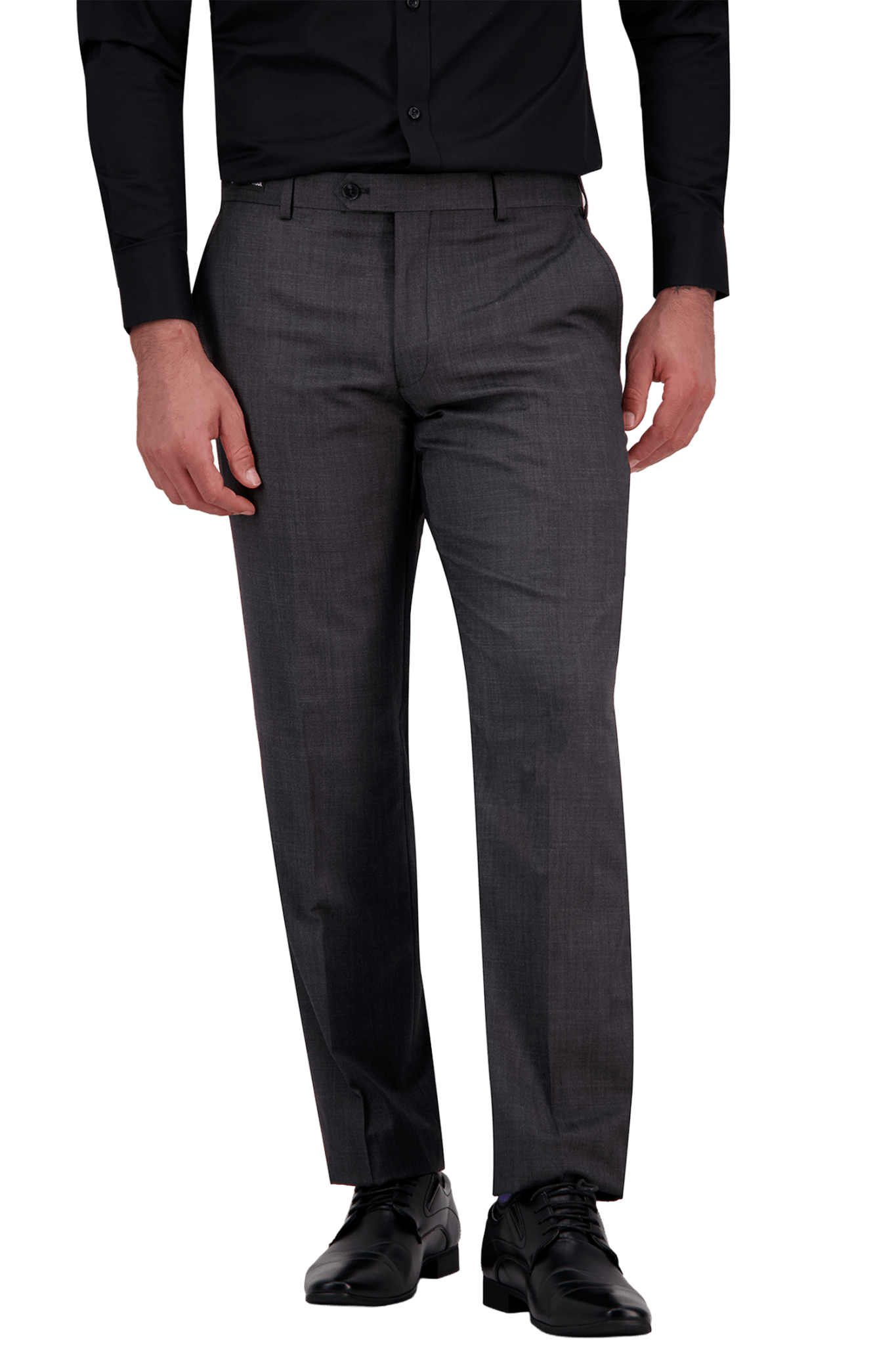 C1 Noah Comfort - Fit Pant - Charcoal - Harrys for Menswear