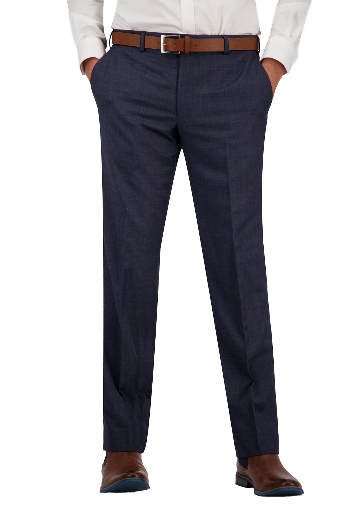 C2 Noah Comfort - Fit Pant - Navy - Harrys for Menswear