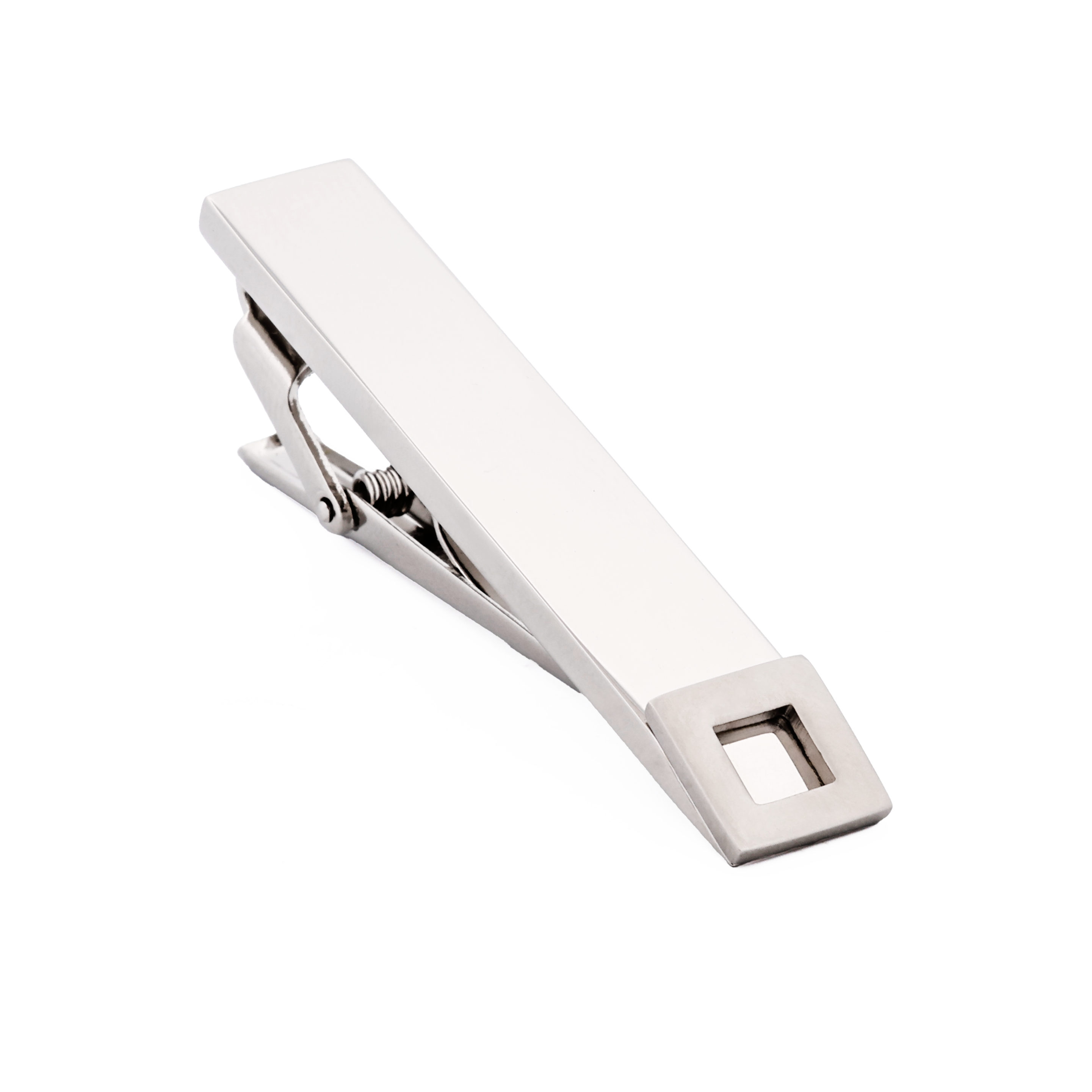 Rhodium Plated Tie Bar