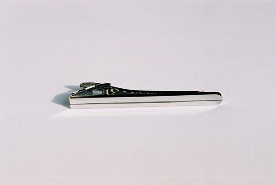 Rhodium Plated Tie Bar