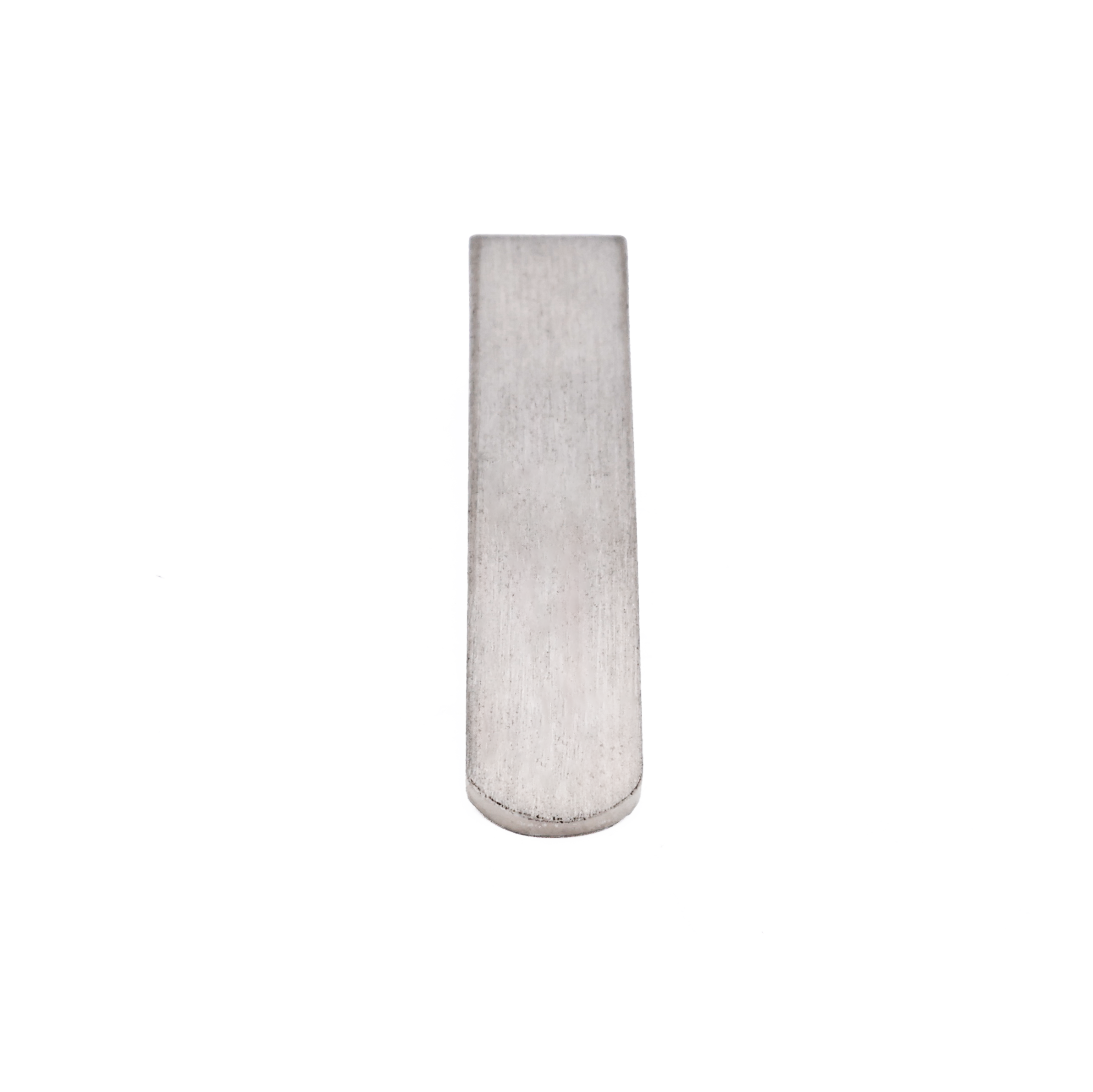 Brush Rhodium Tie Slide
