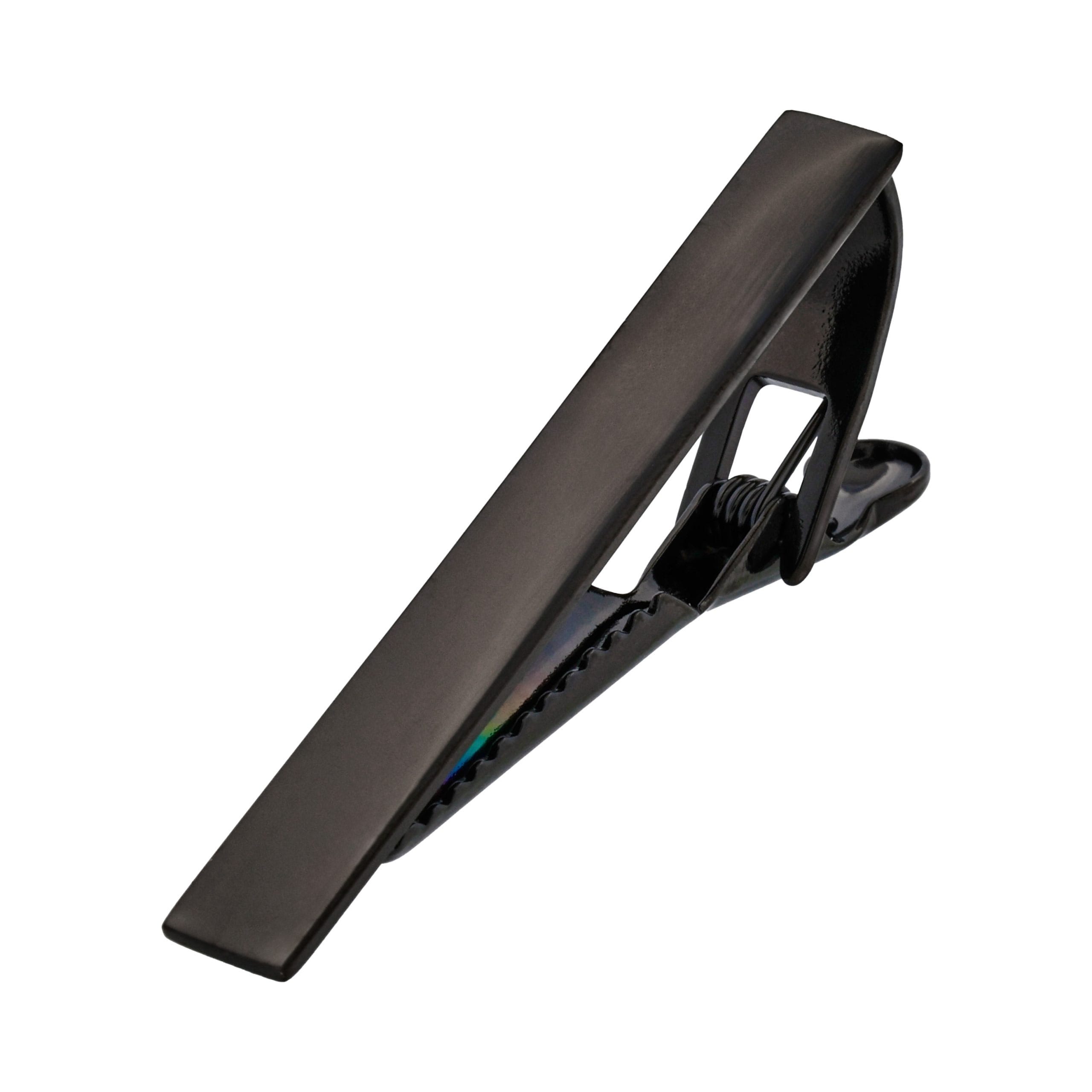 Black Plated Tie Clip