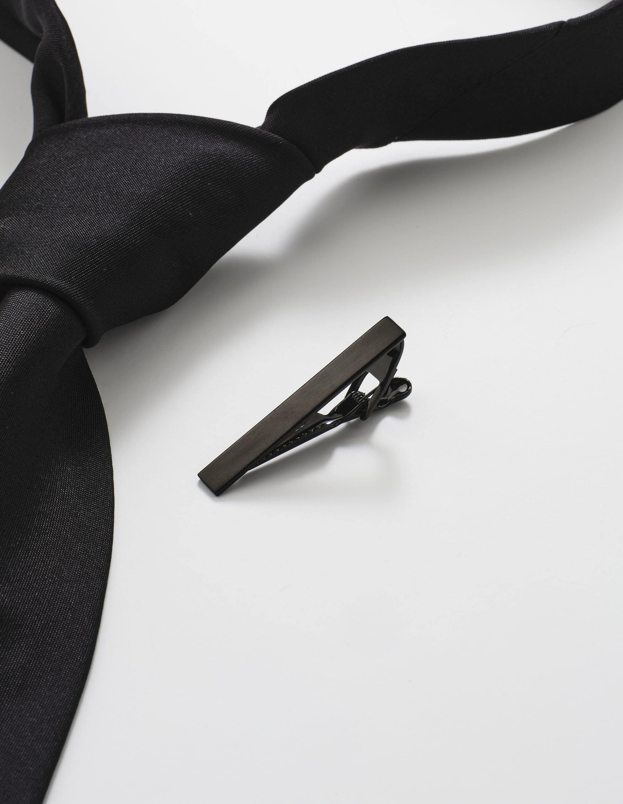 Black Plated Tie Clip