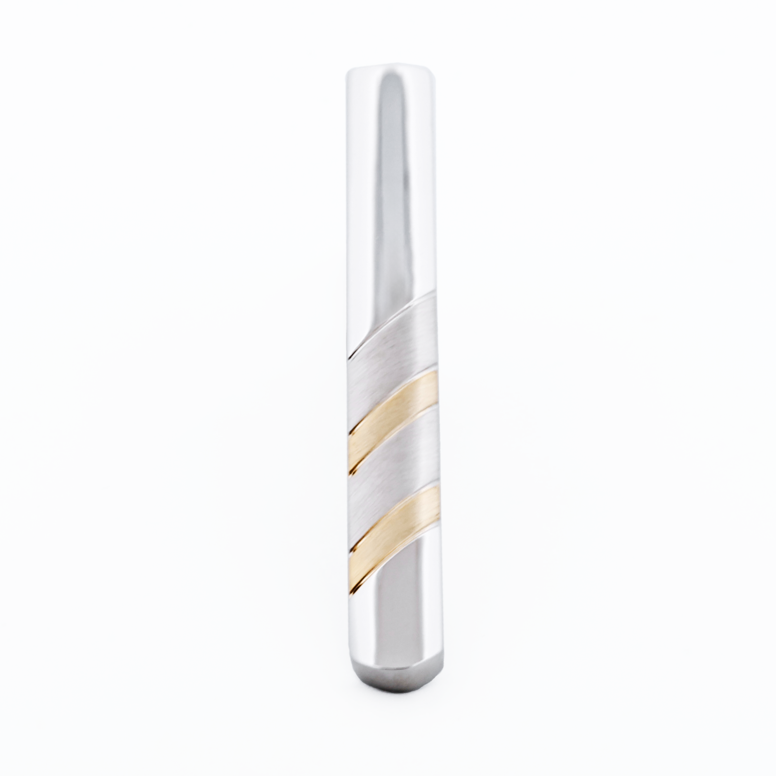 Rhodium Gold Plated Tie Bar