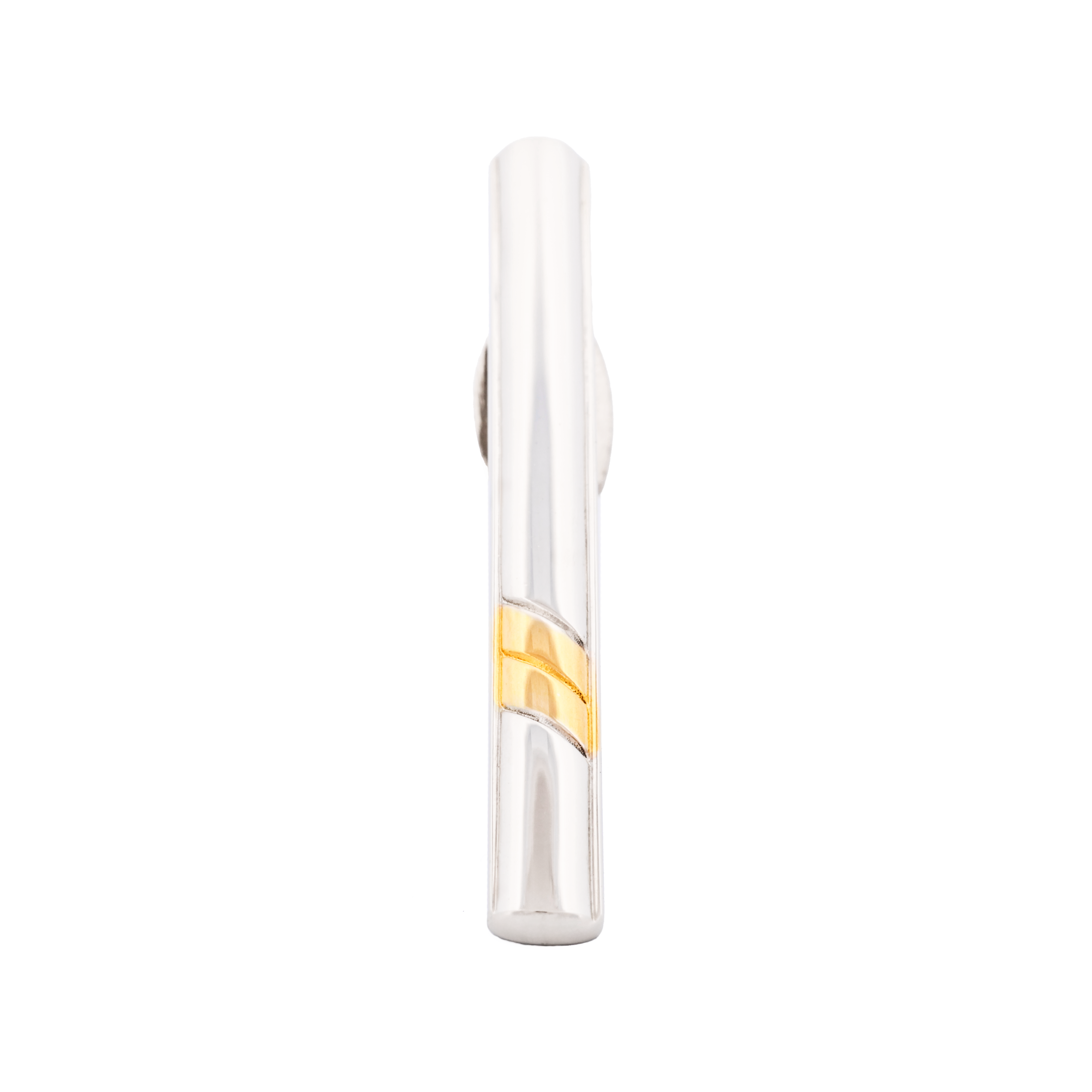 Rhodium Gold Plated Tie Bar
