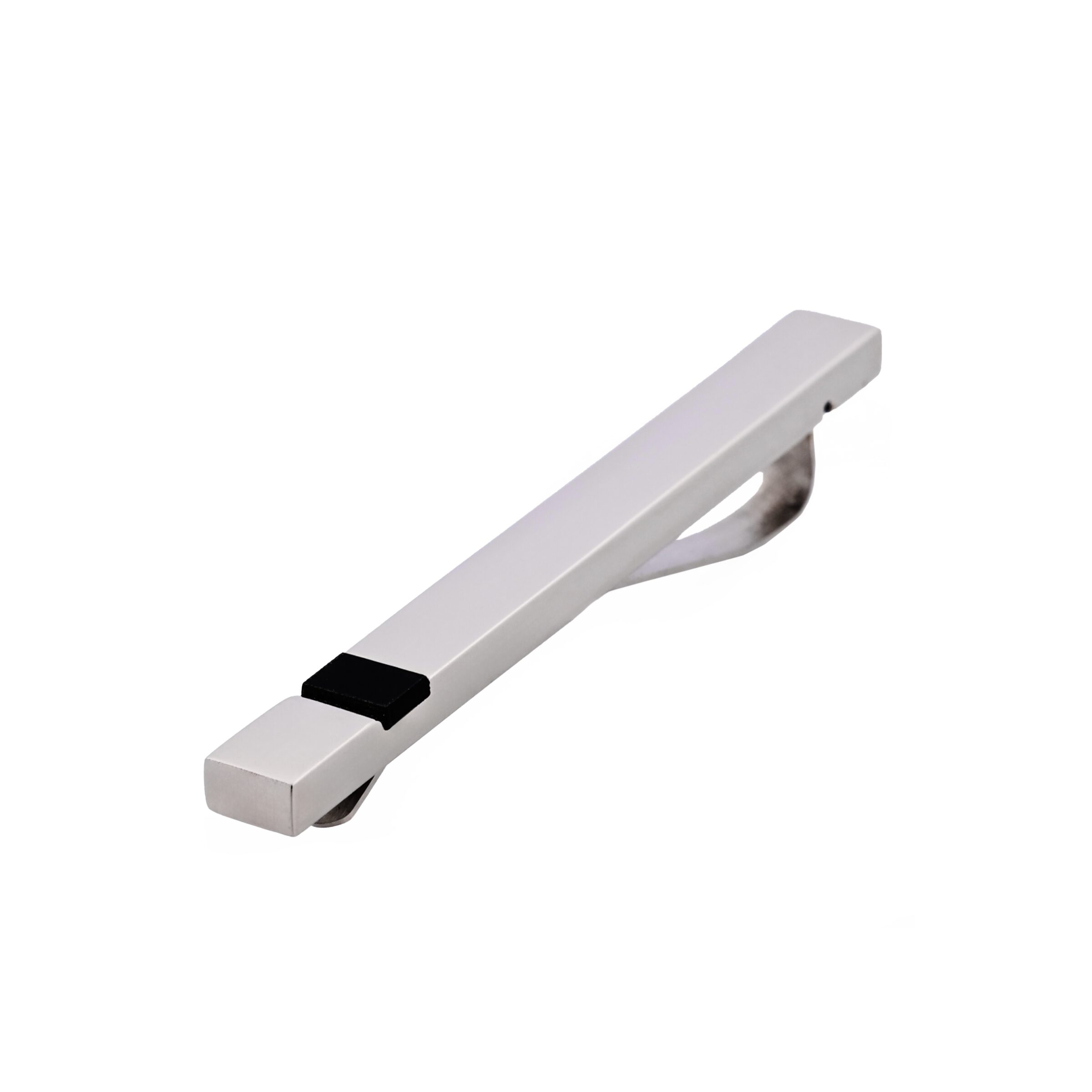Stainless Steel Onyx Tie Slide