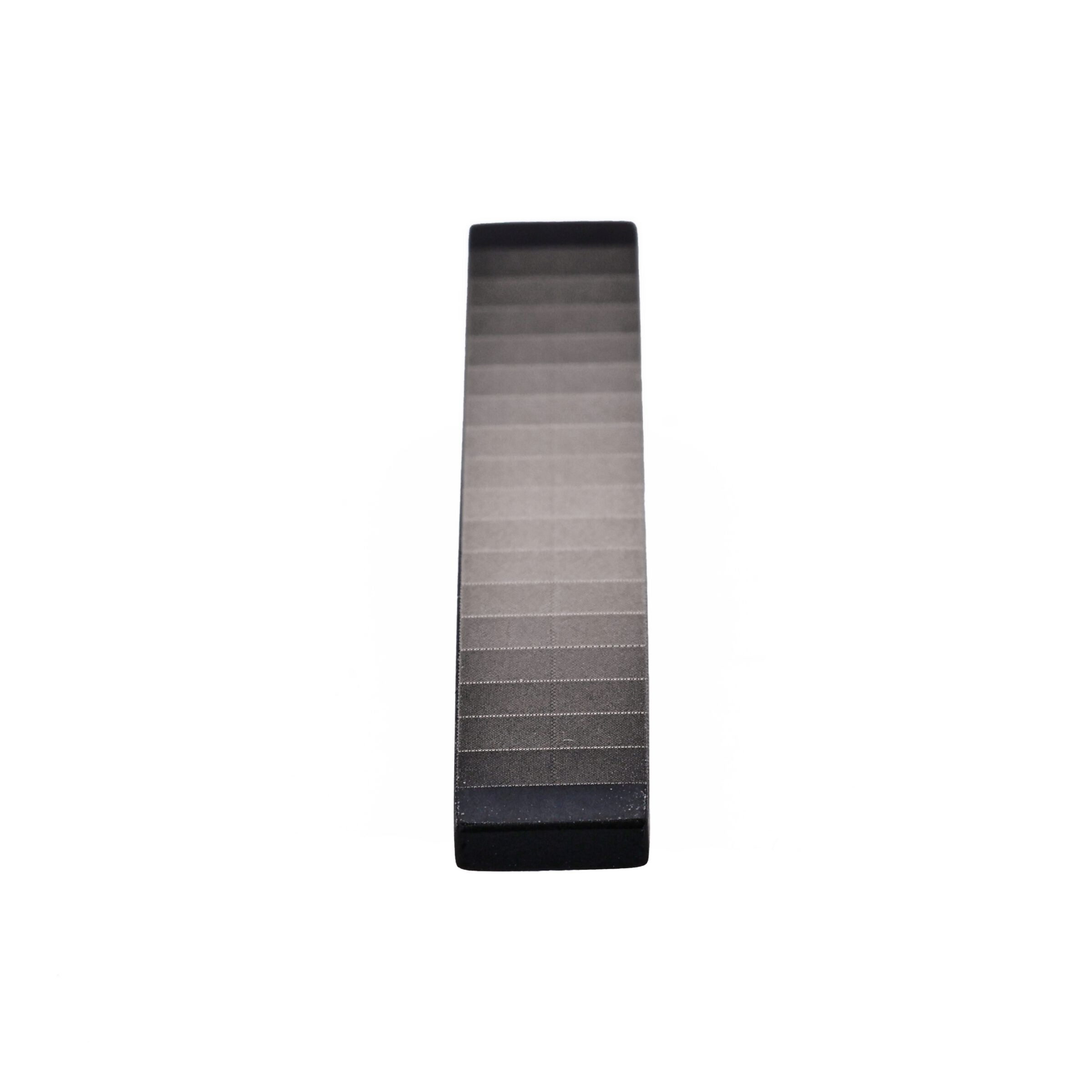 Stainless Steel Ion Plated Gradient Stripe Tie Slide