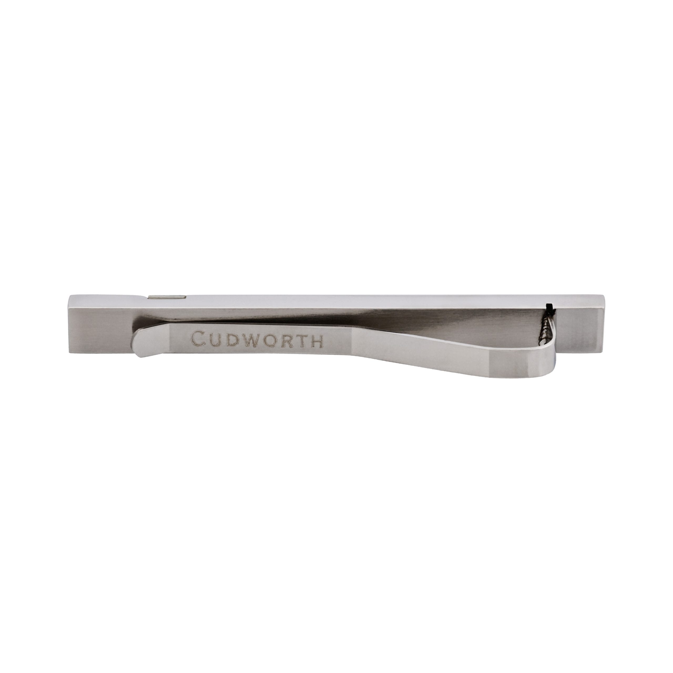 Polished Stainless Steel and Mother of Pearl Tie Slide 50MM