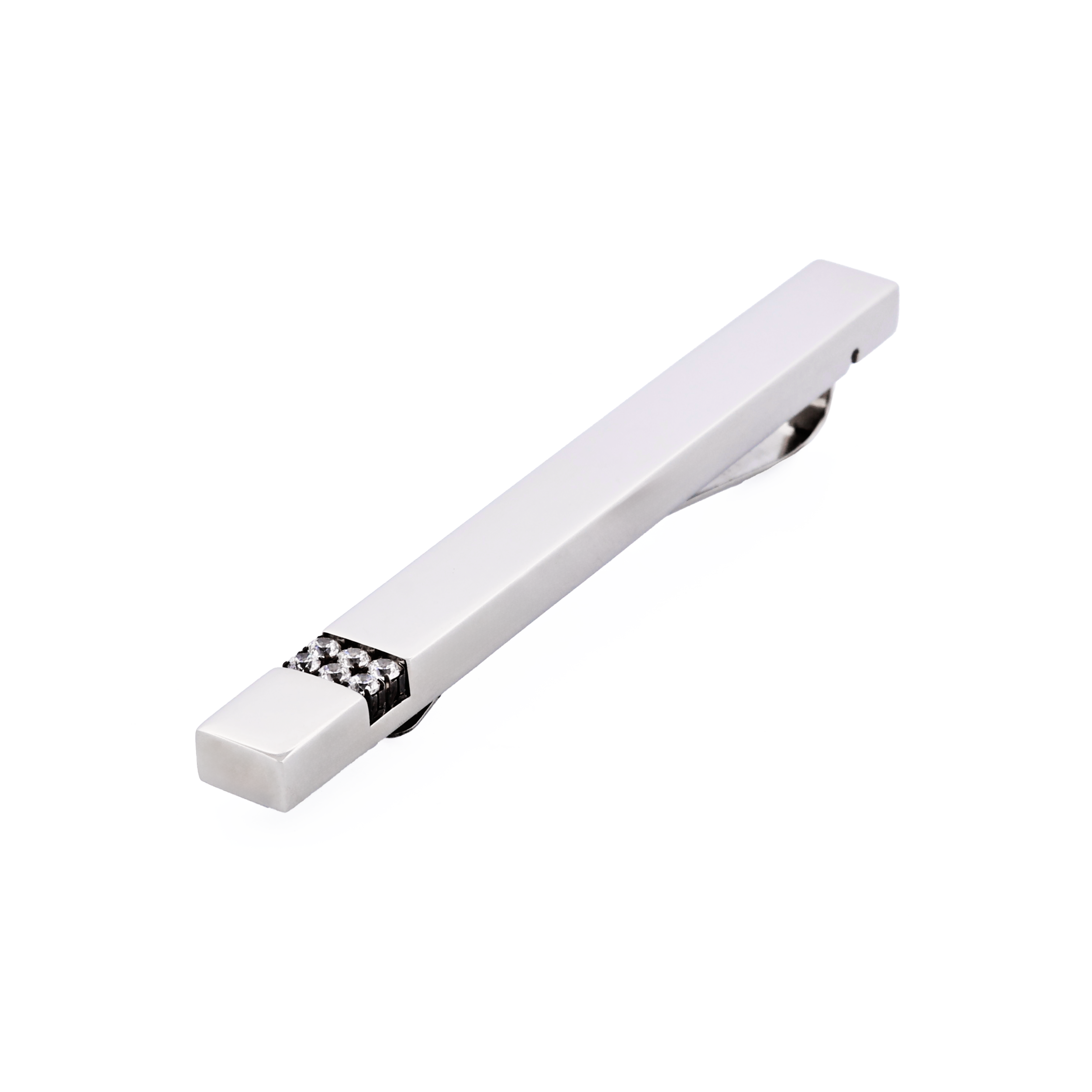 Stainless Steel/cz/Tie Clip
