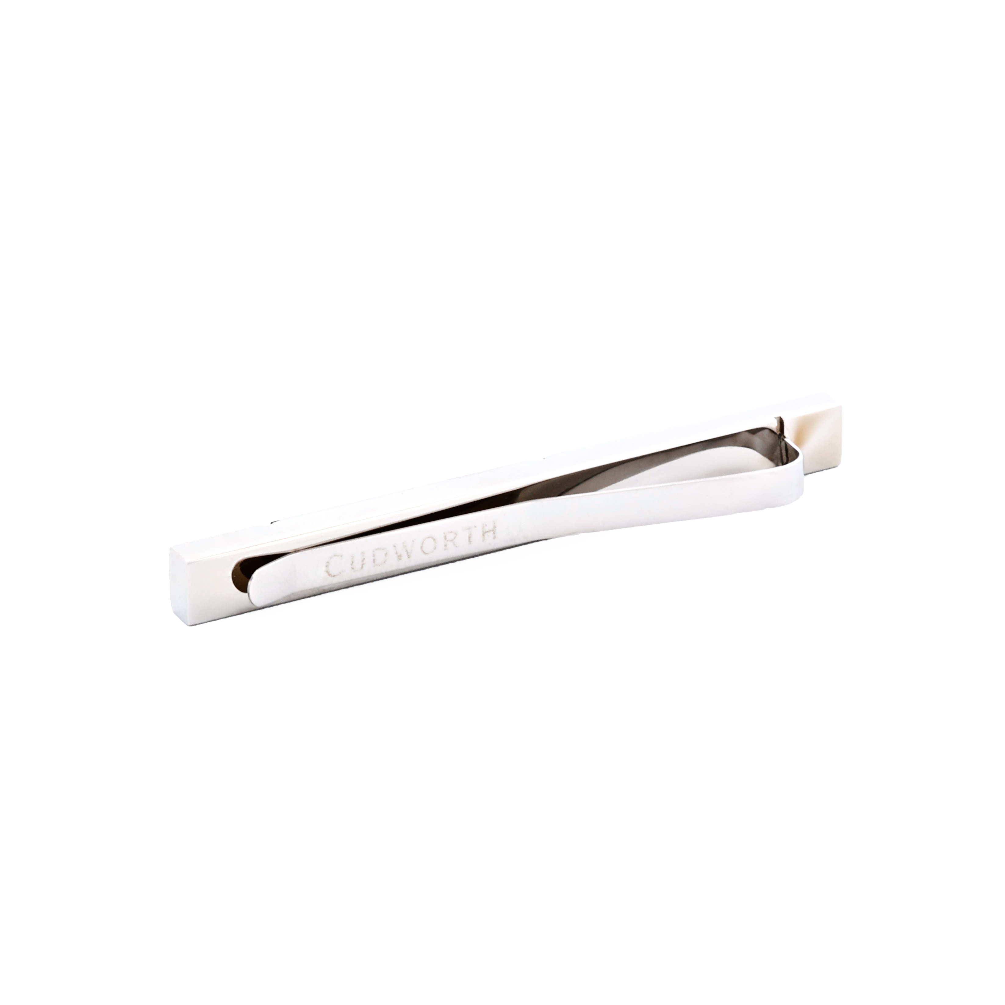 Polished Stainless Steel with Brushed Ion Plated Gun Metal Tie Slide